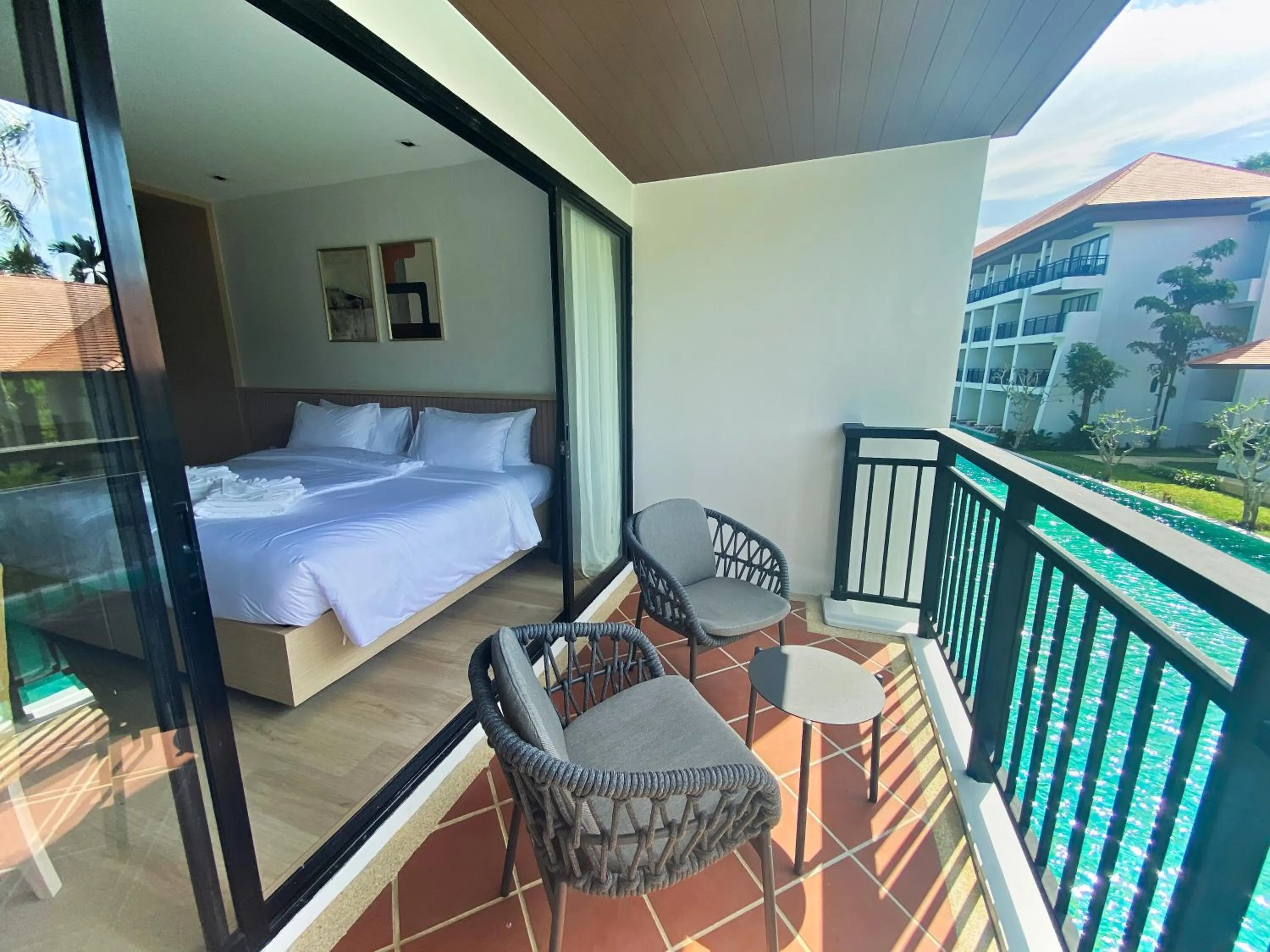 Property building, Bed in D Varee Mai Khao Beach Resort, Thailand