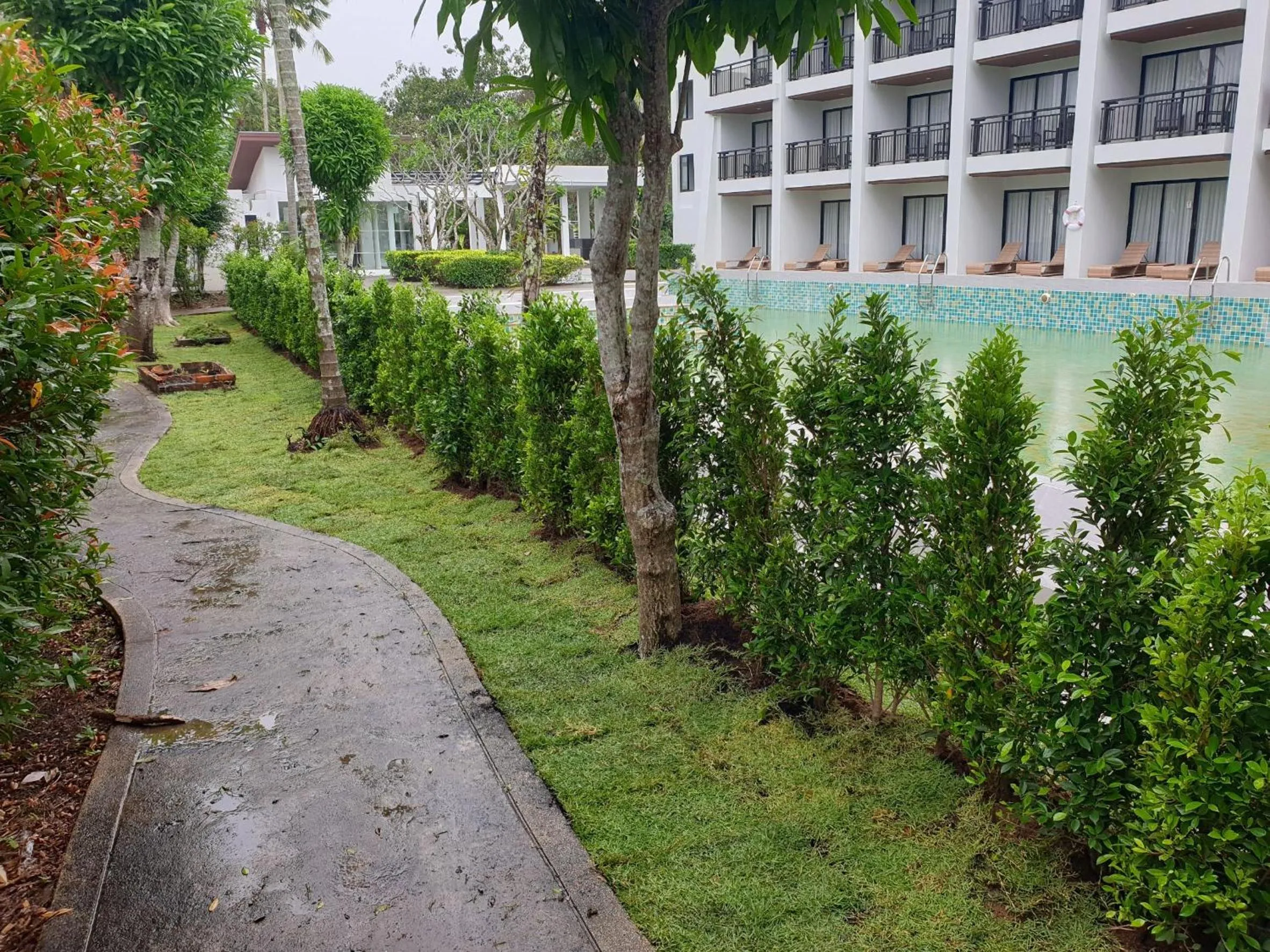 Garden view in D Varee Mai Khao Beach Resort, Thailand