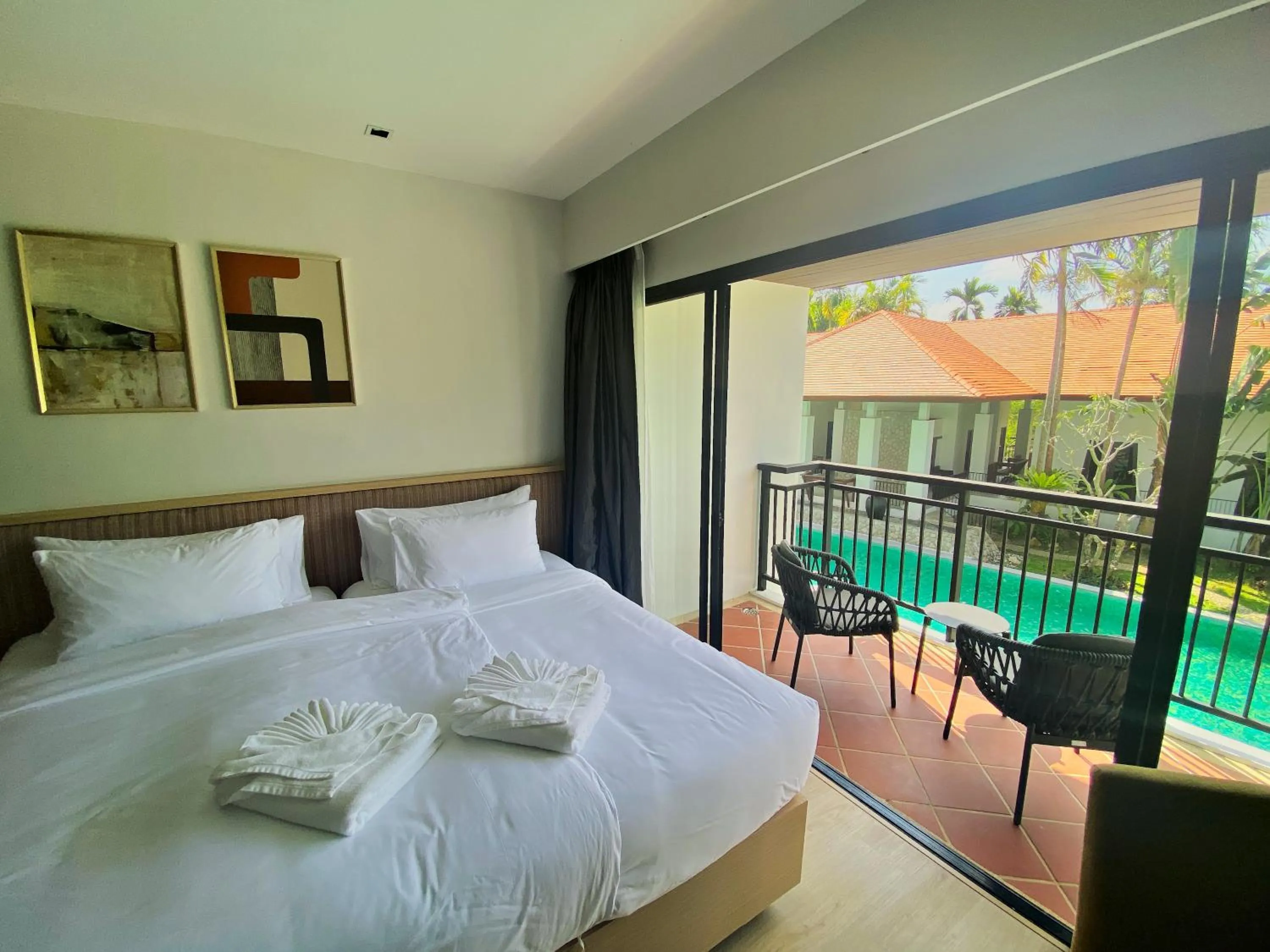 Property building, Bed in D Varee Mai Khao Beach Resort, Thailand