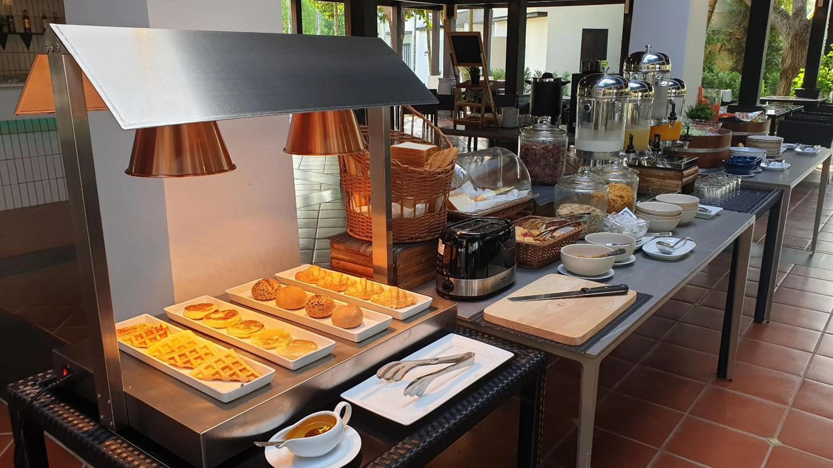 Breakfast in D Varee Mai Khao Beach Resort, Thailand