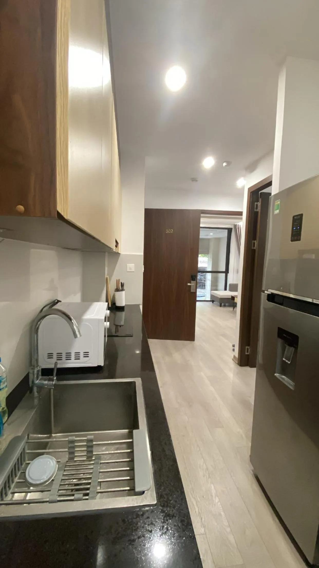 Kitchen or kitchenette in Wins Apartment