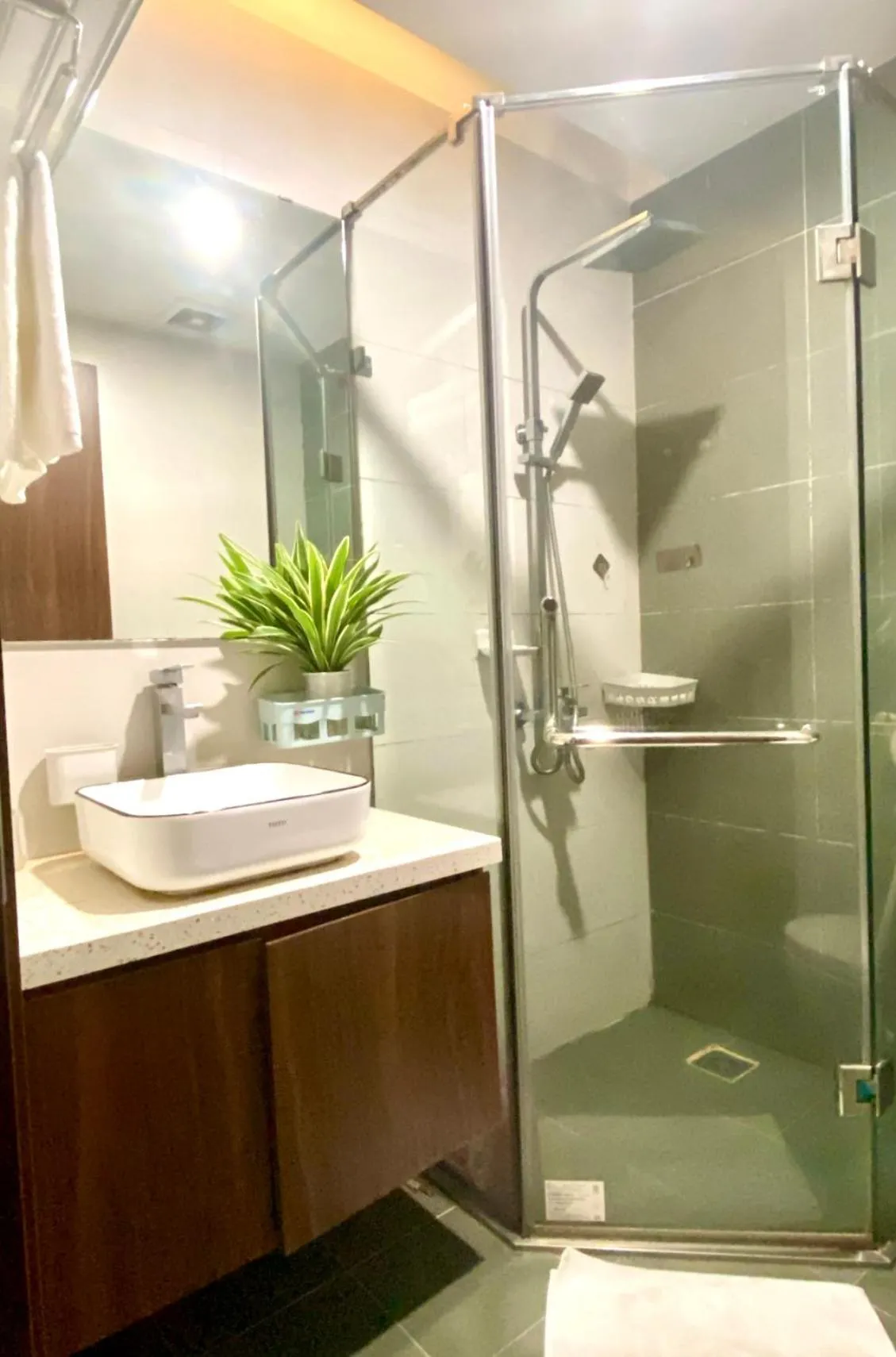 Shower in Wins Apartment