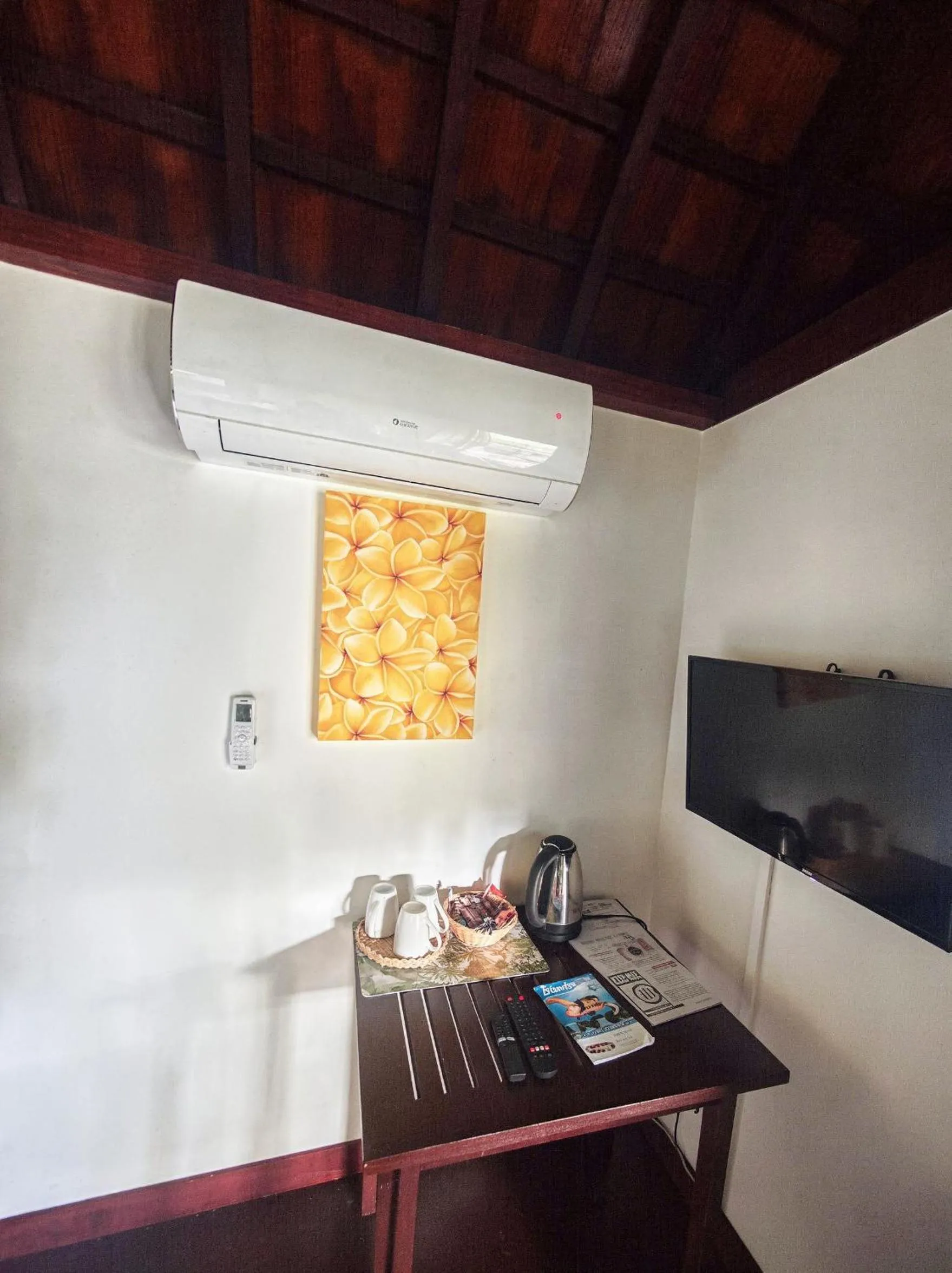 air conditioner in Pension Hibiscus Taha'a