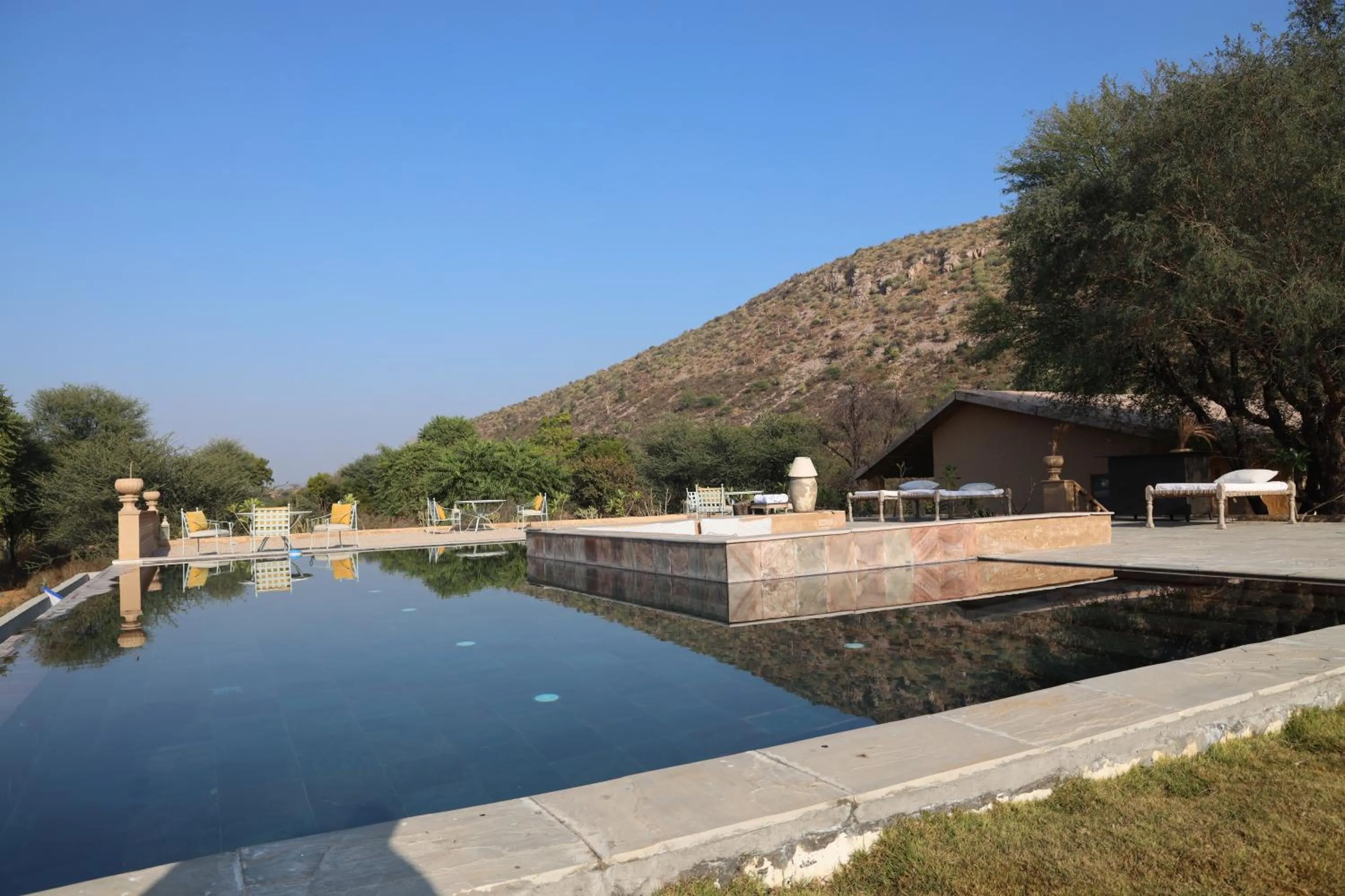 Swimming pool in Anopura Jaipur