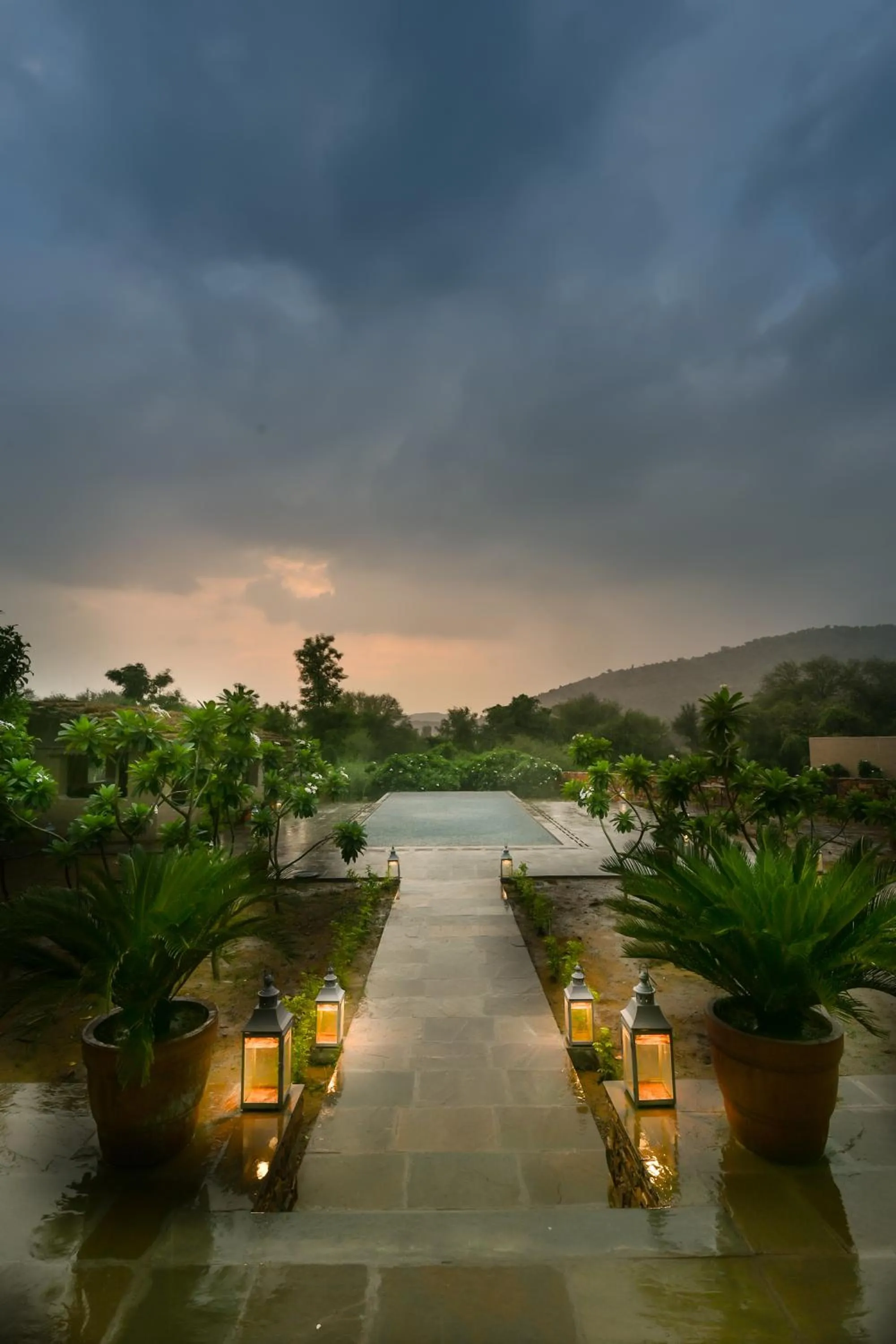Pool view in Anopura Jaipur