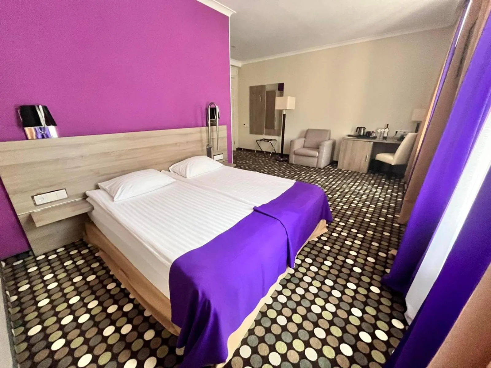 Queen Room - single occupancy - Disability Access in Optima Rivne