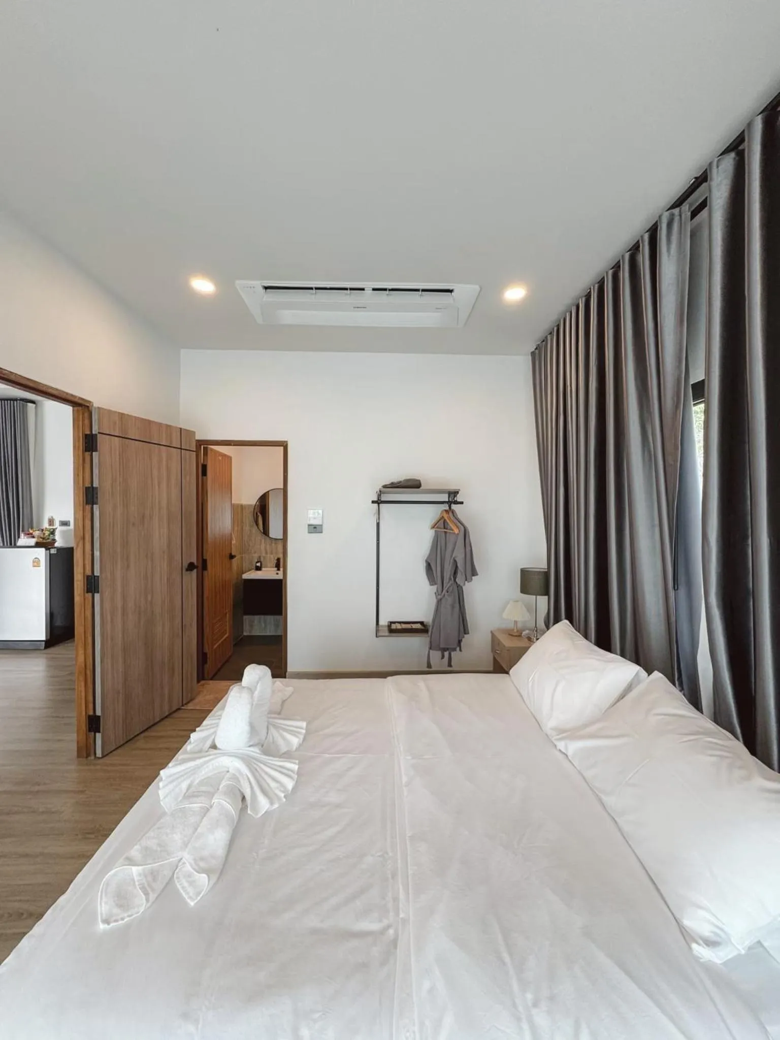 Property building, Bed in PASSA ผัสสะ Tea Plantation @Mae On