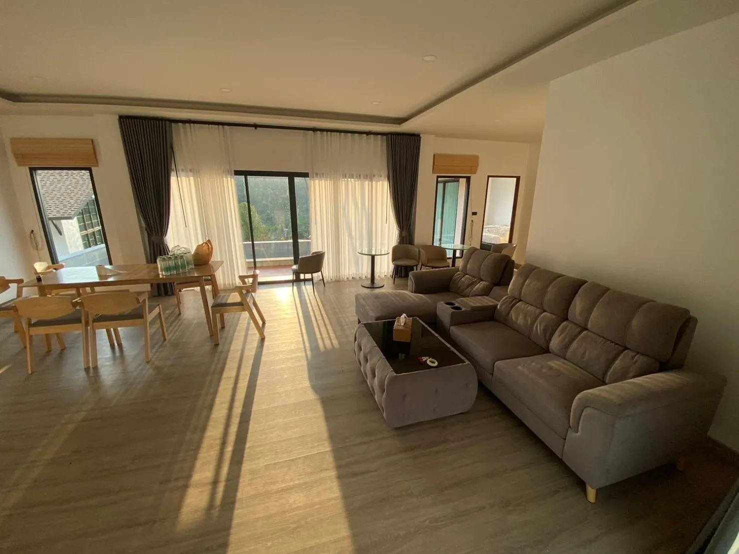 Living room in PASSA ผัสสะ Tea Plantation @Mae On