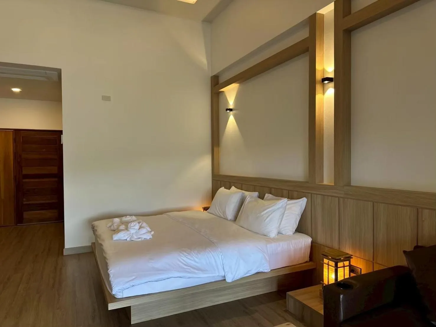 Property building, Bed in PASSA ผัสสะ Tea Plantation @Mae On