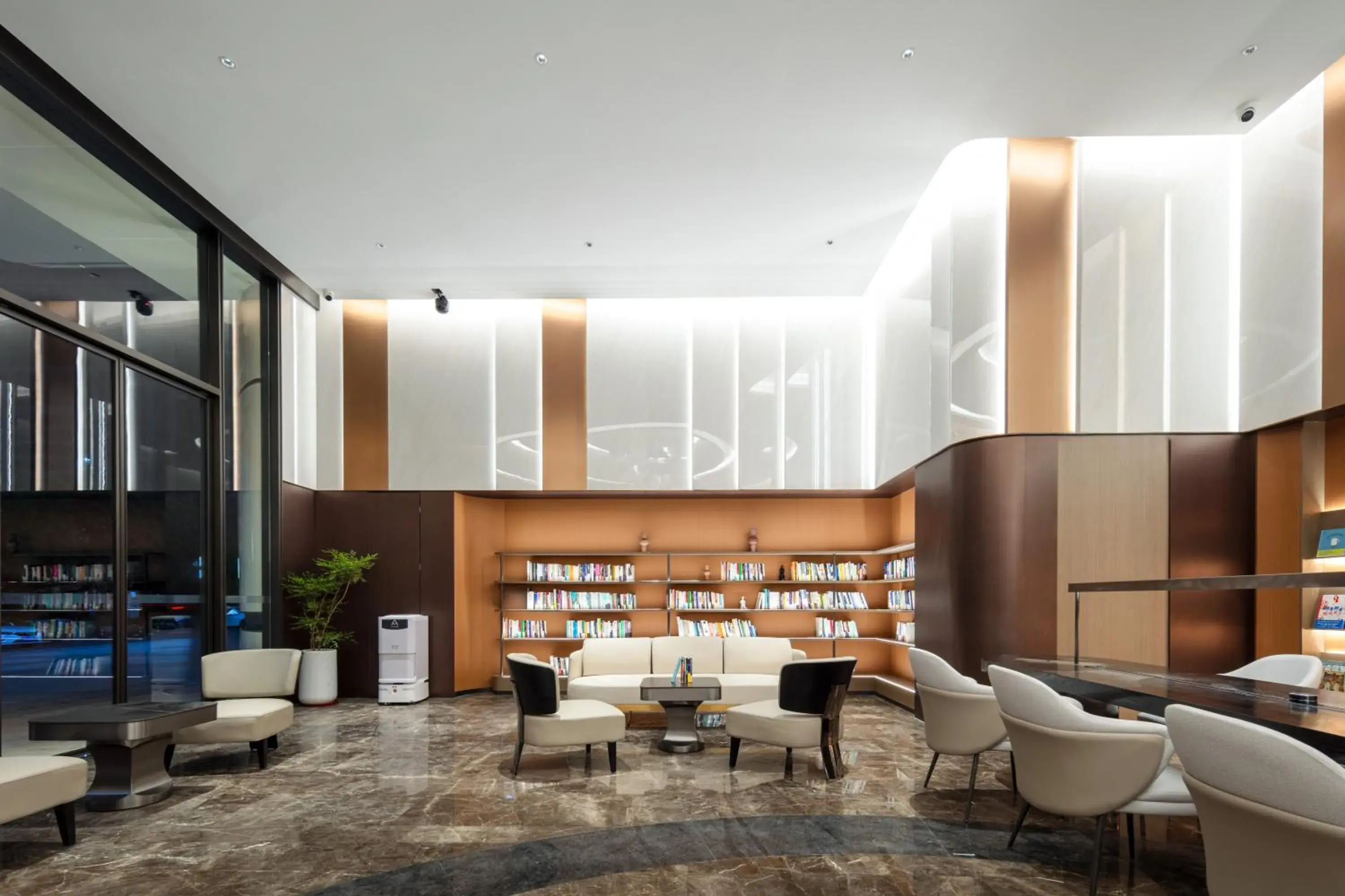 Lobby or reception in Atour Hotel Meizhou West Station R&F Center Lobby or reception in Atour Hotel Meizhou West Station R&F Center