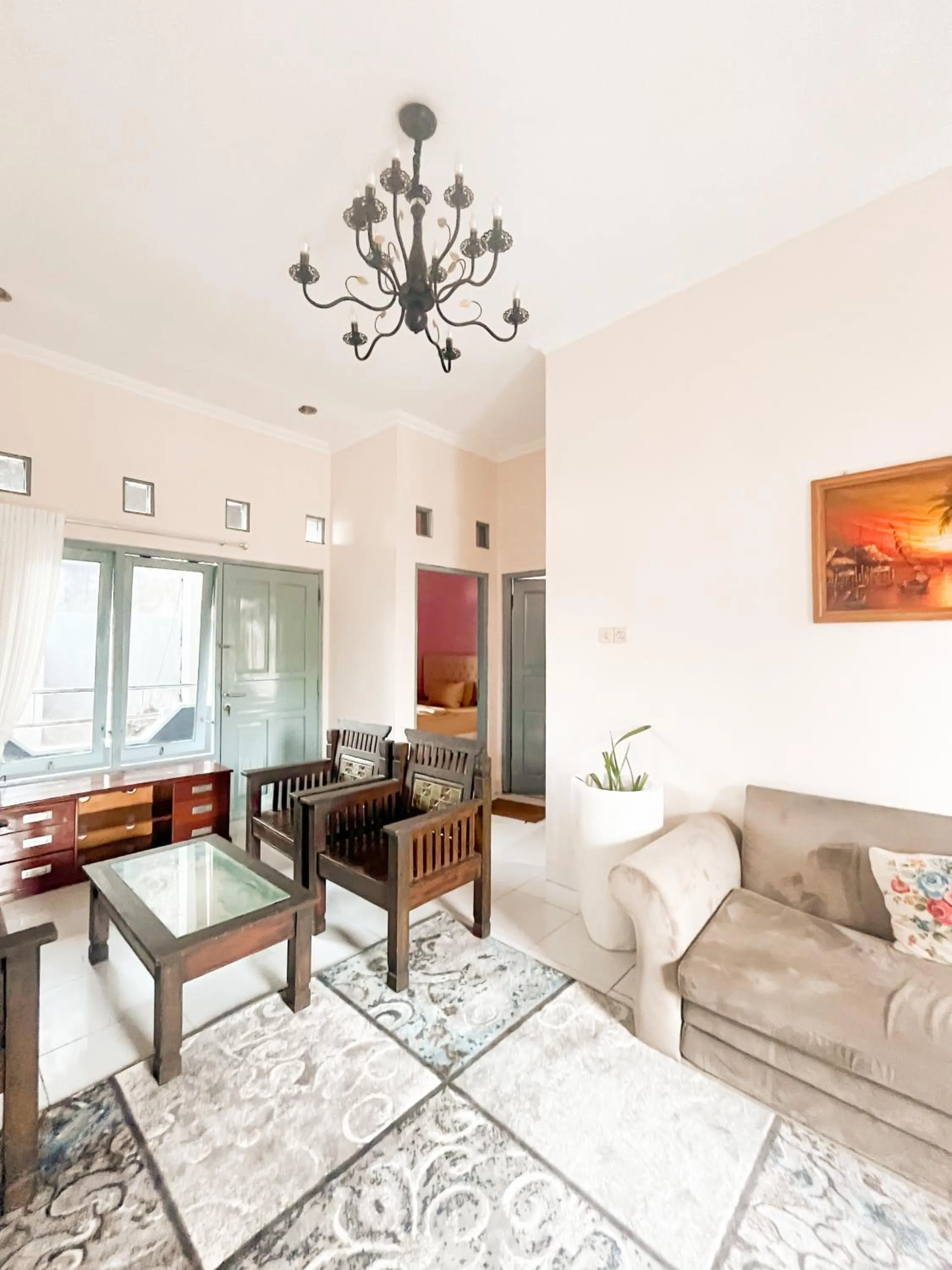 Living room in Homestay Kamar Tamu Gedongkiwo