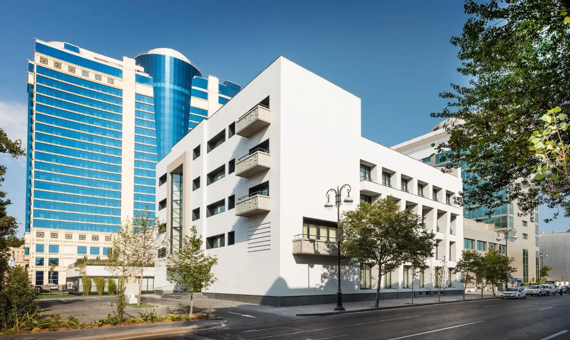 Property building in Dinamo Hotel Baku Property building in Dinamo Hotel Baku