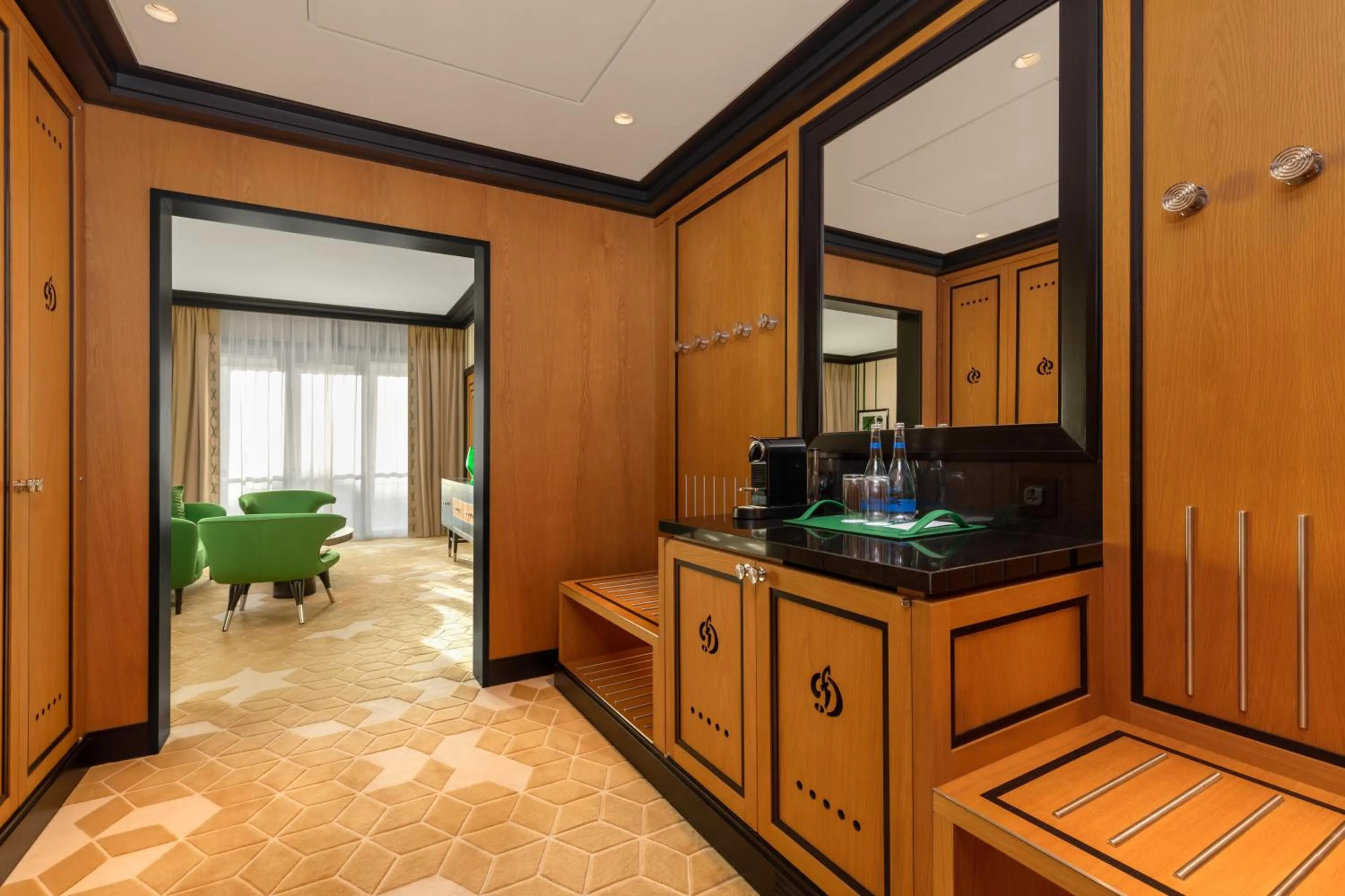 Kitchen or kitchenette in Dinamo Hotel Baku