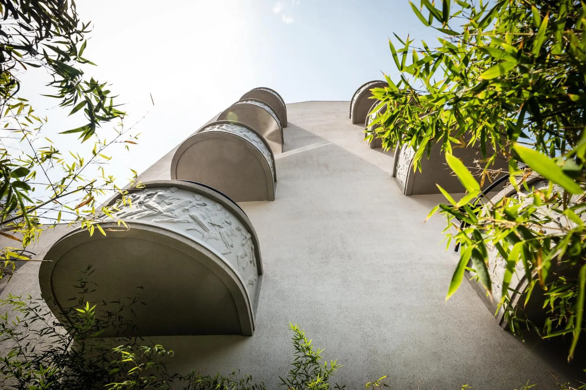 Facade/entrance in Dinamo Hotel Baku