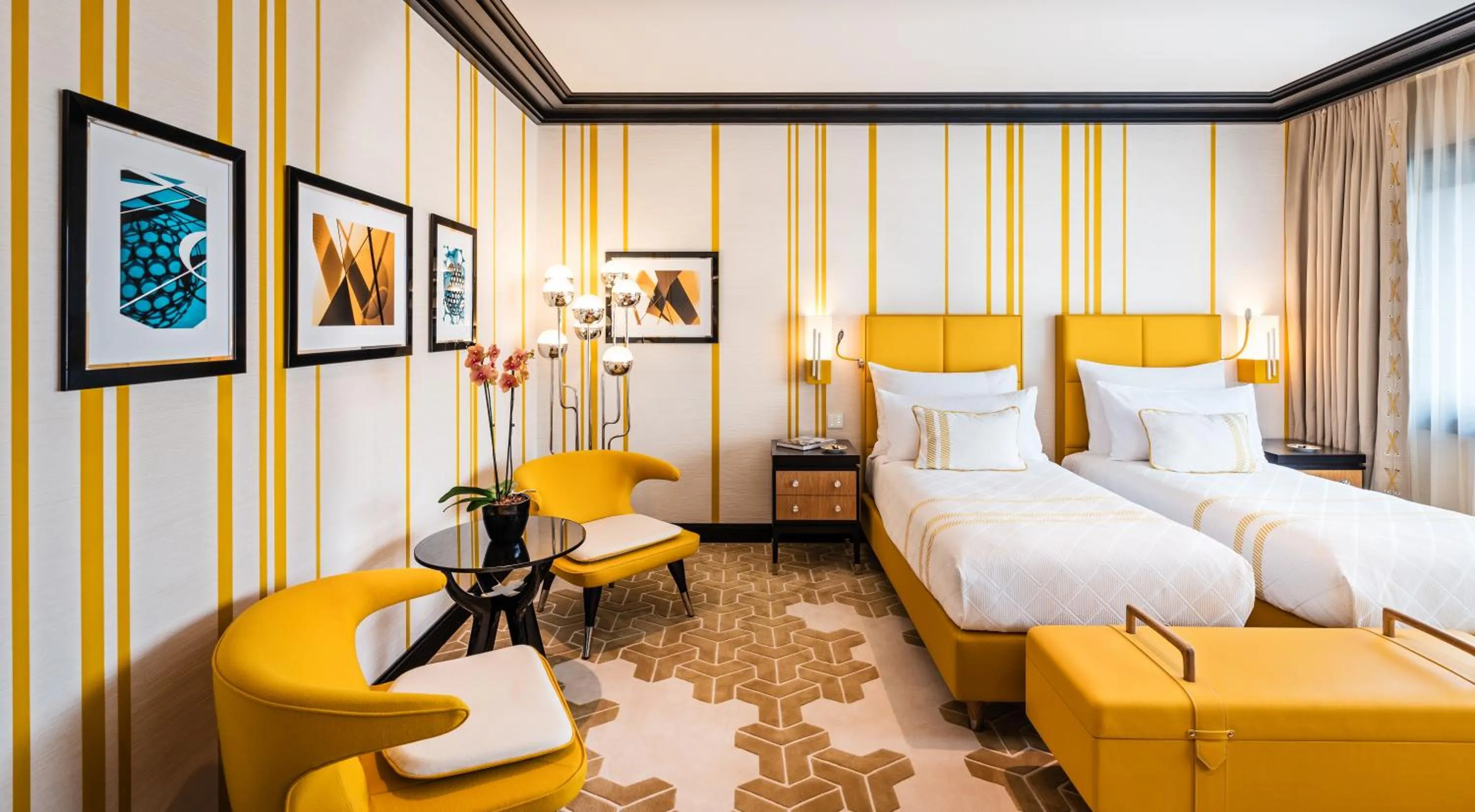 Bed in Dinamo Hotel Baku