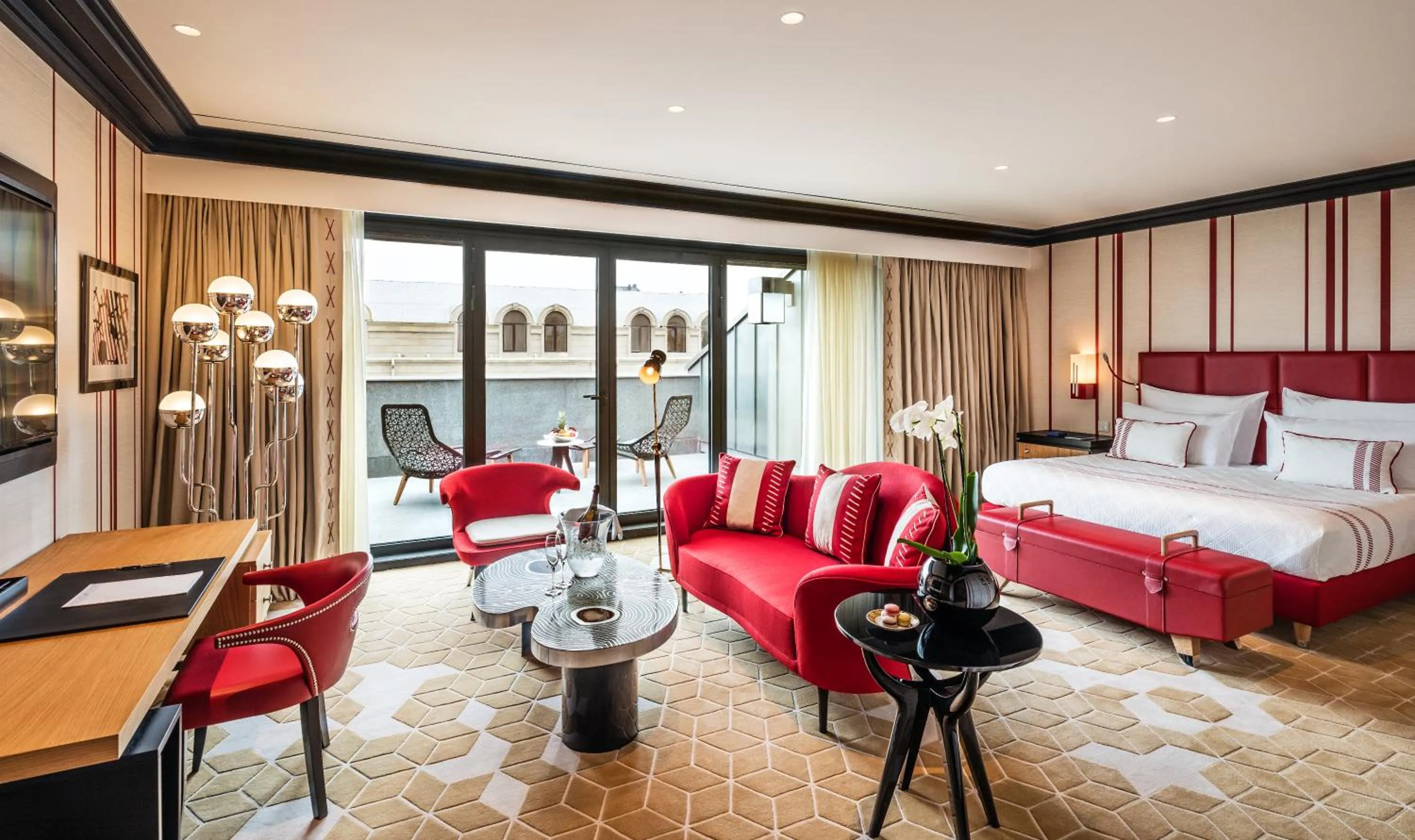 Bed in Dinamo Hotel Baku