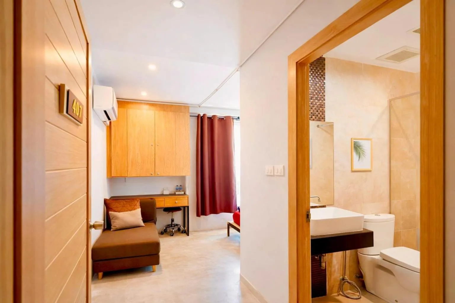View (from property/room), Bed in BM Loft On Nut & Massage