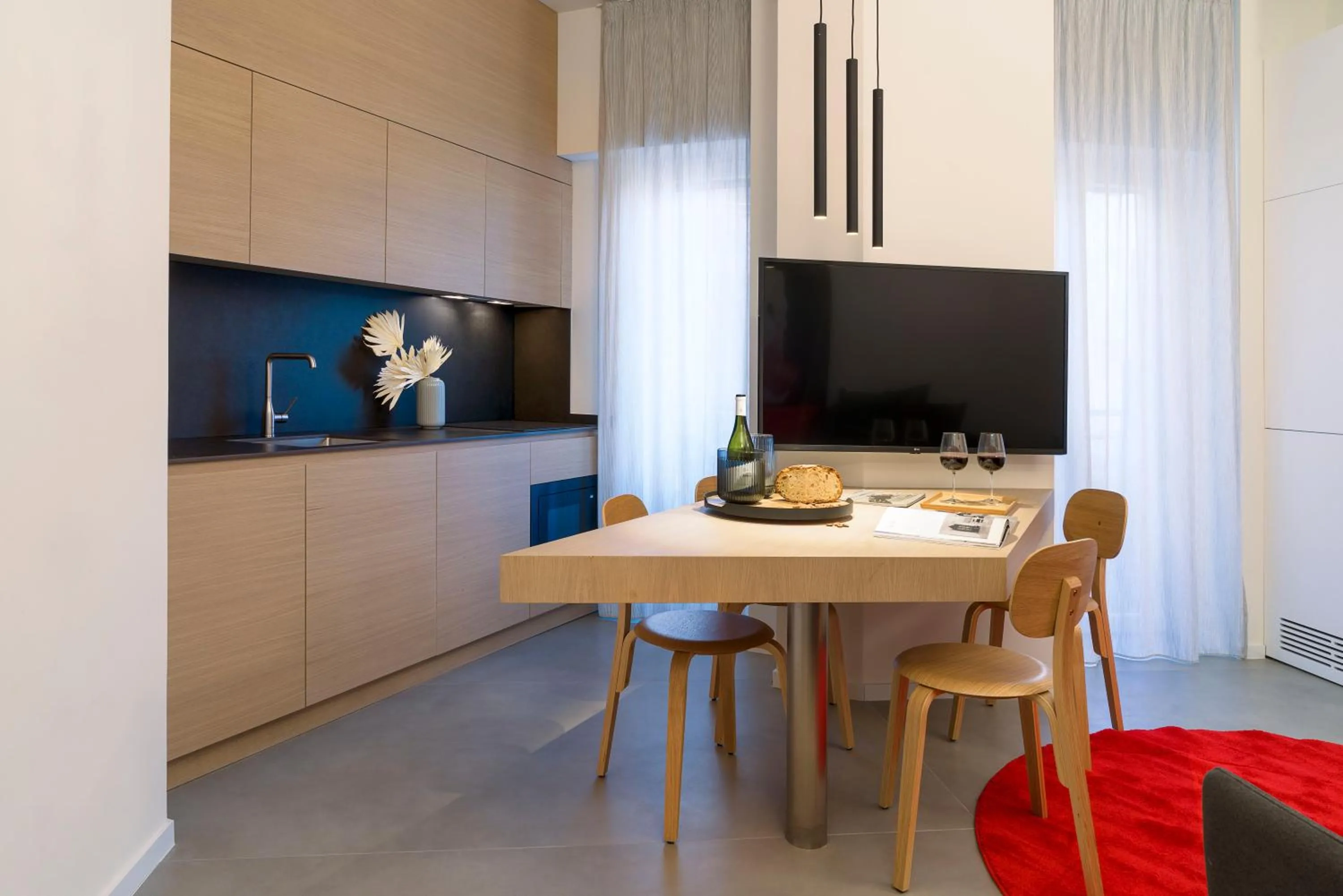 Kitchen or kitchenette in Catania Smart Apartments
