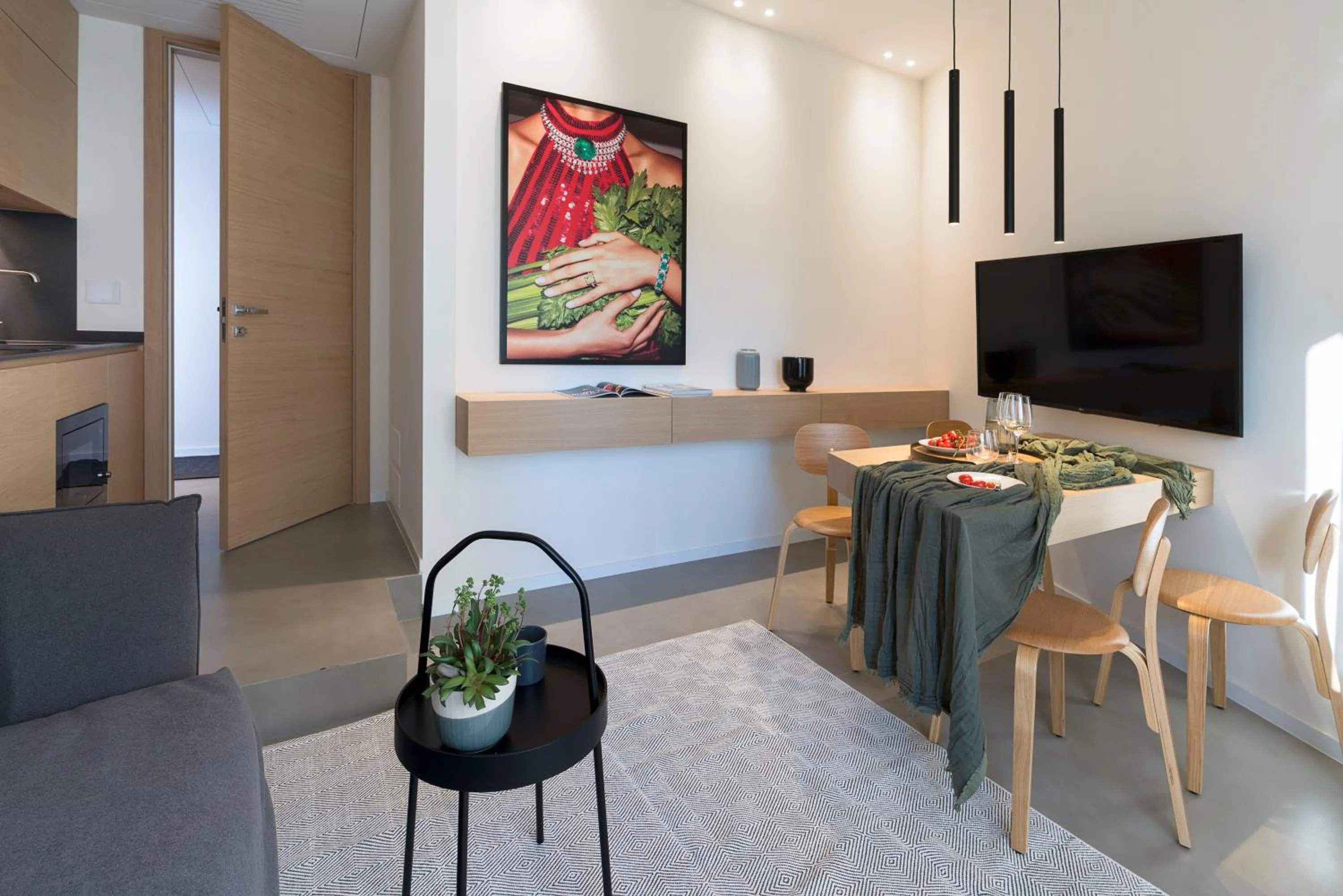 Kitchen or kitchenette in Catania Smart Apartments