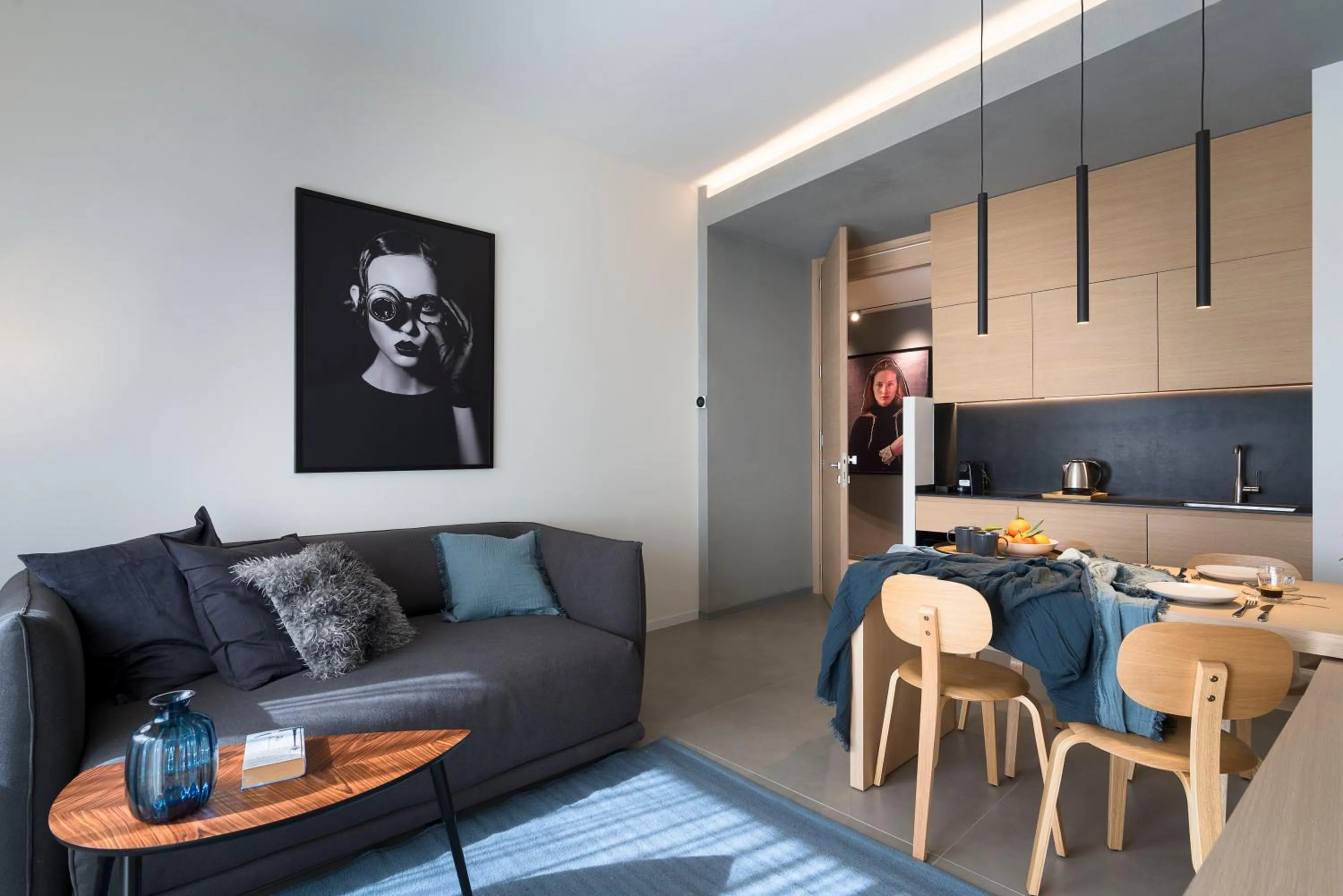Kitchen or kitchenette in Catania Smart Apartments
