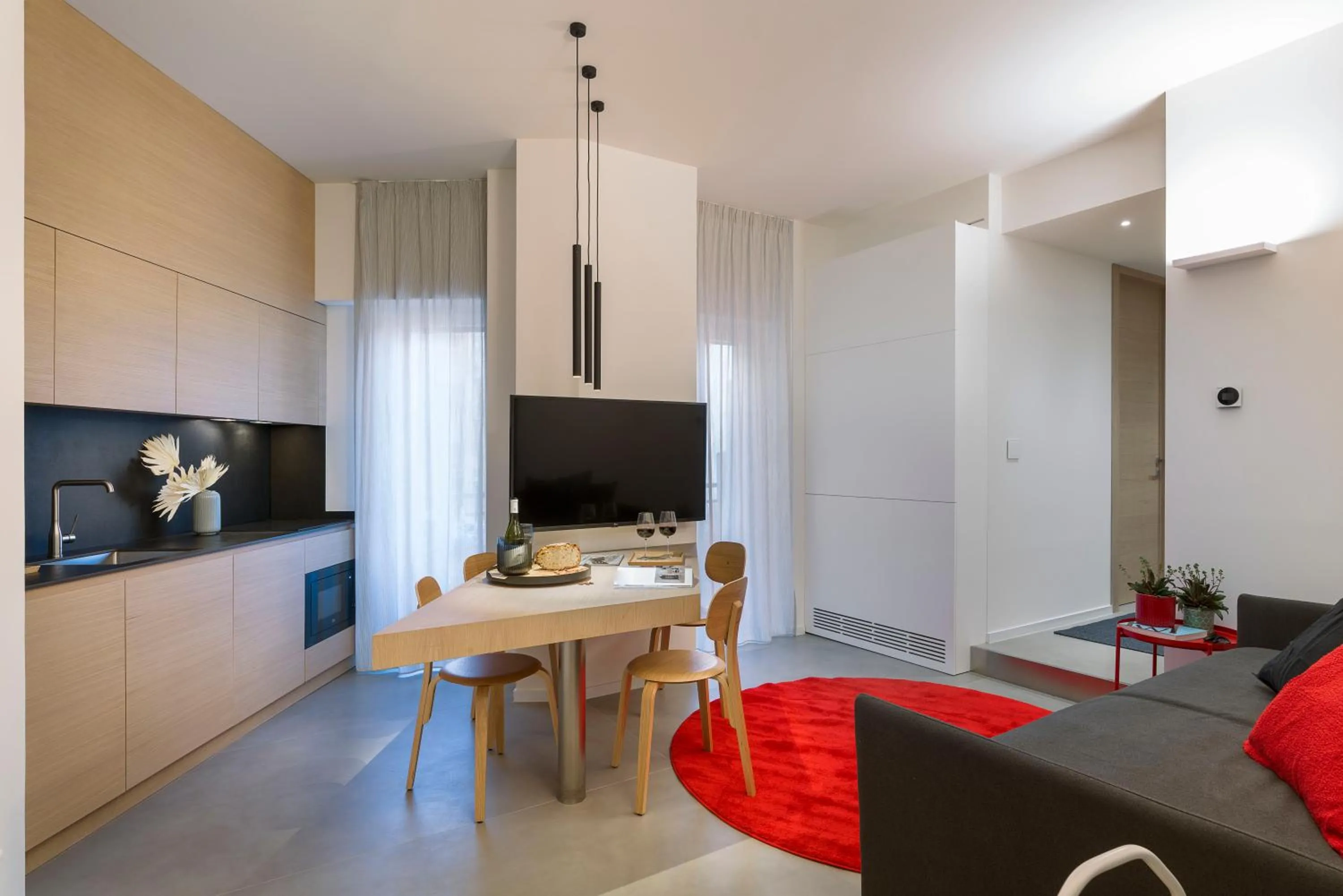 Kitchen or kitchenette in Catania Smart Apartments