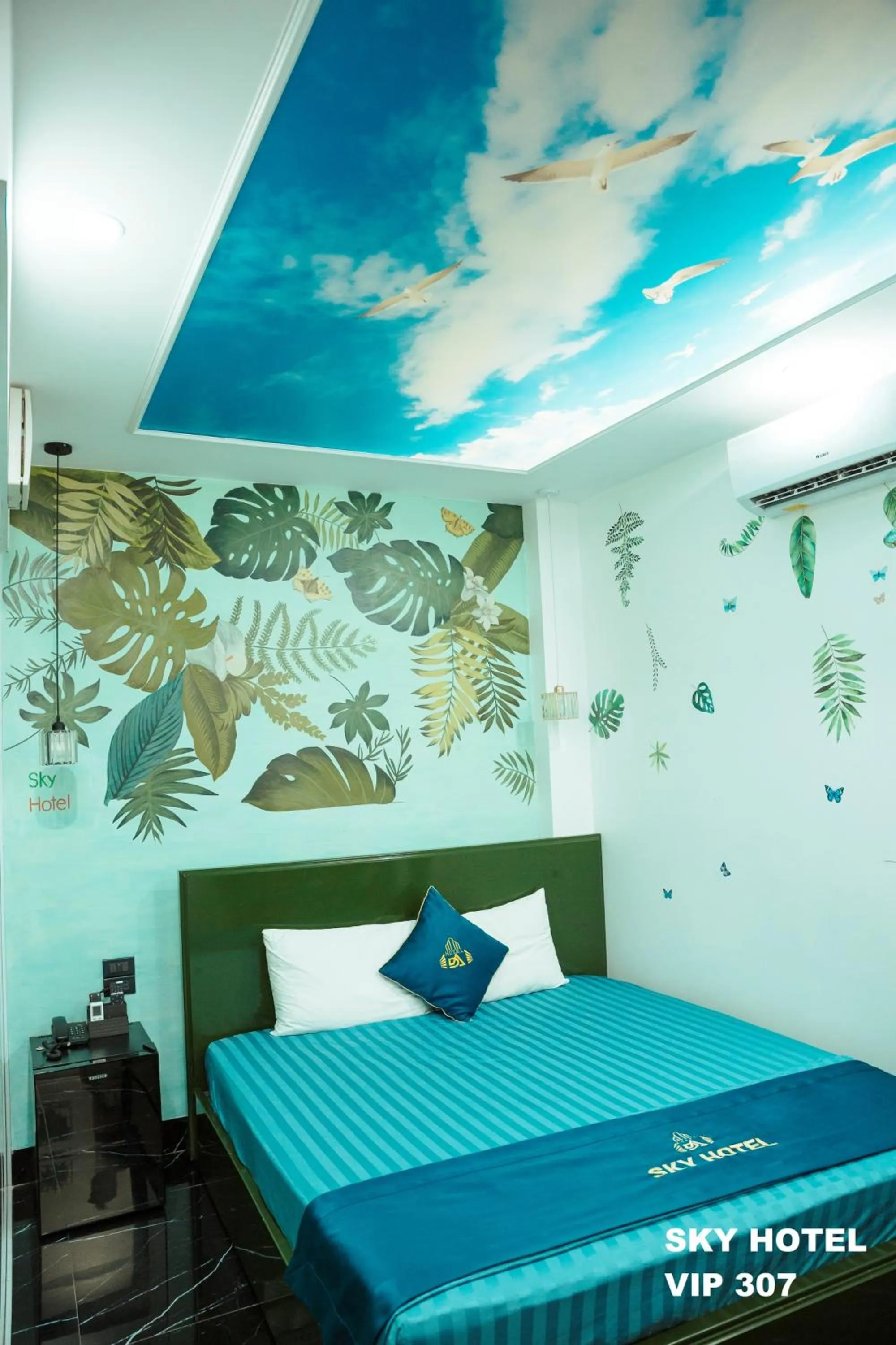 Bedroom, Bed in Sky Hotel Bắc Giang