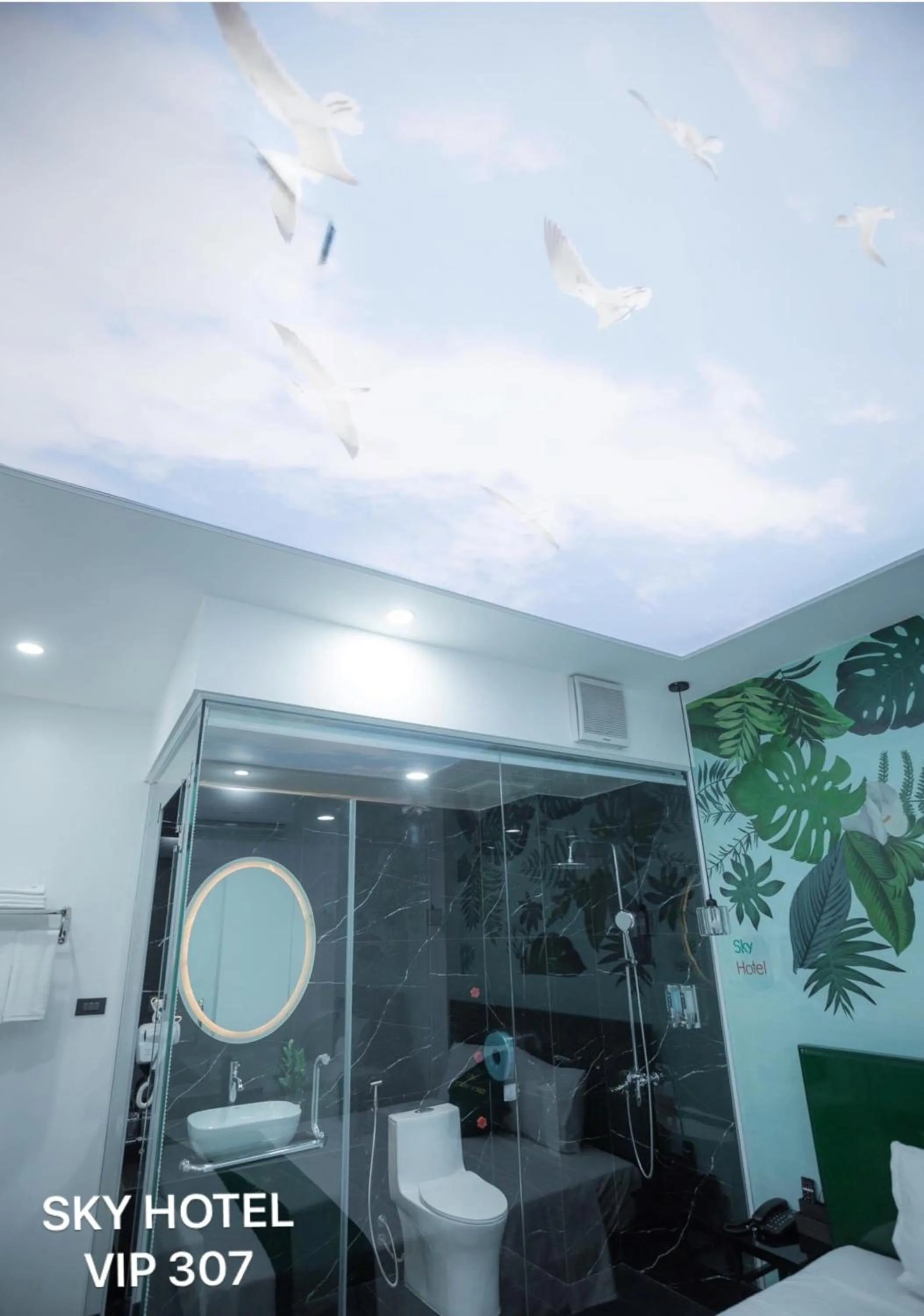 Bathroom in Sky Hotel Bắc Giang