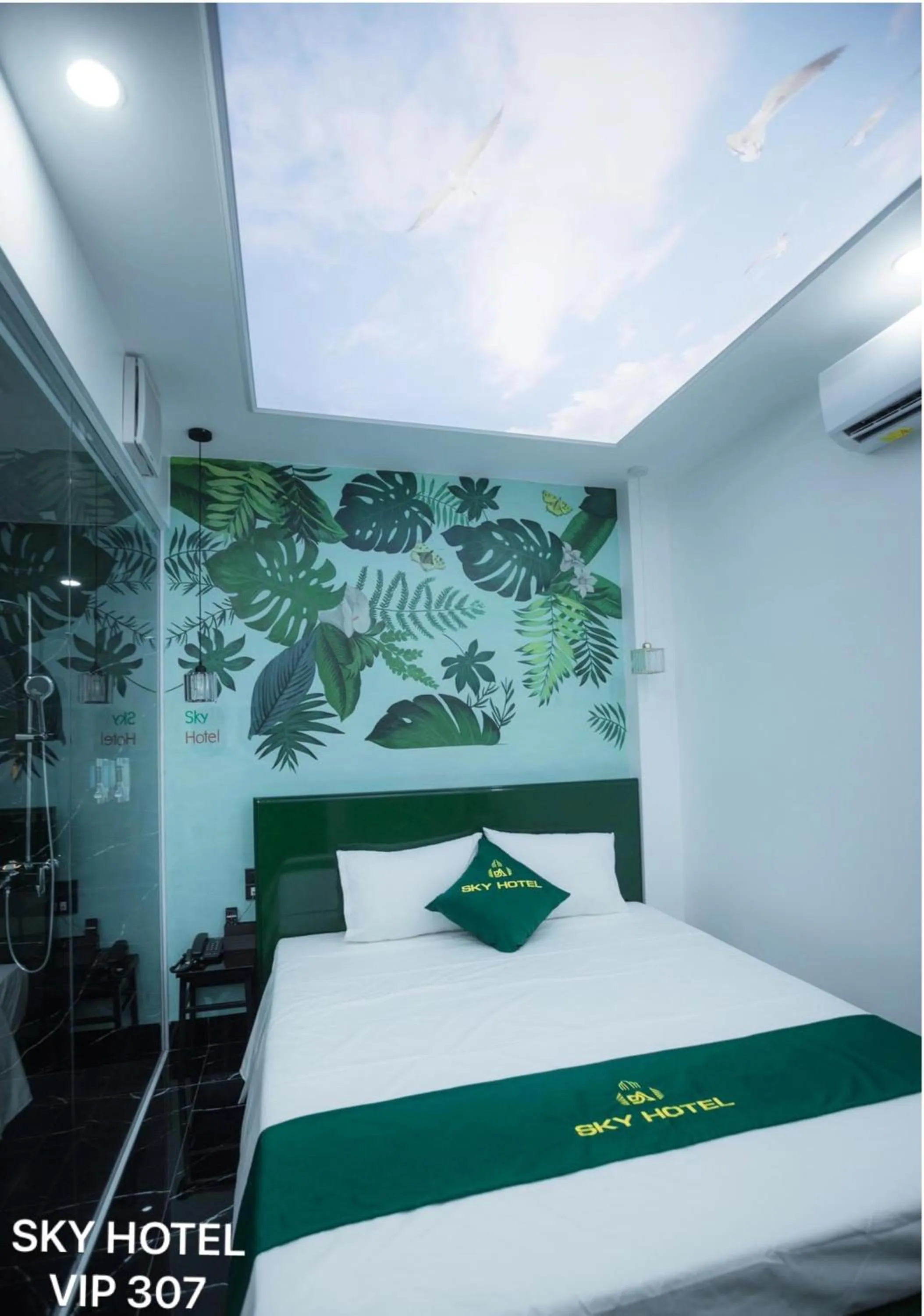 Bedroom, Bed in Sky Hotel Bắc Giang