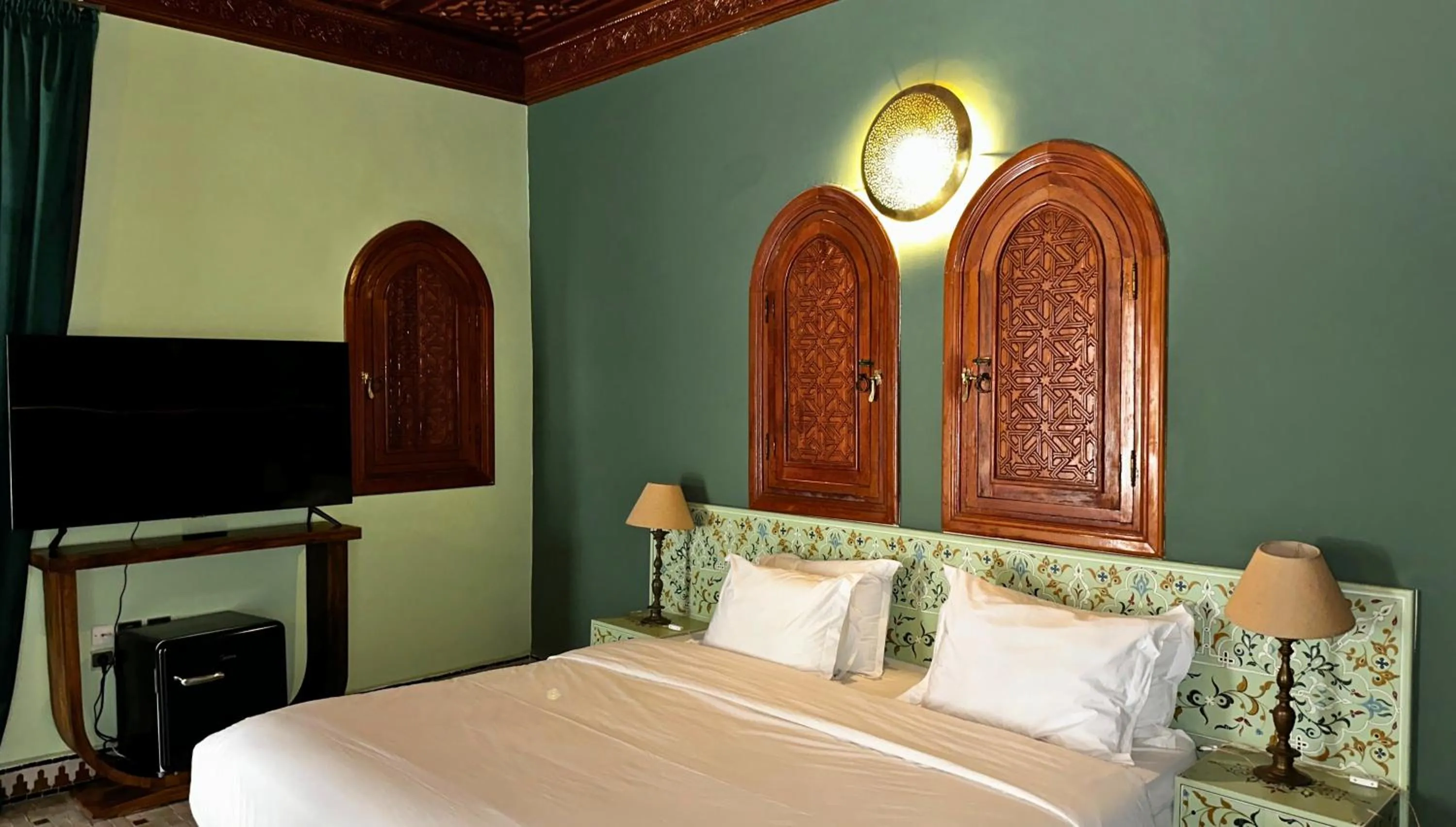 Bedroom, Bed in Nomadz Palace