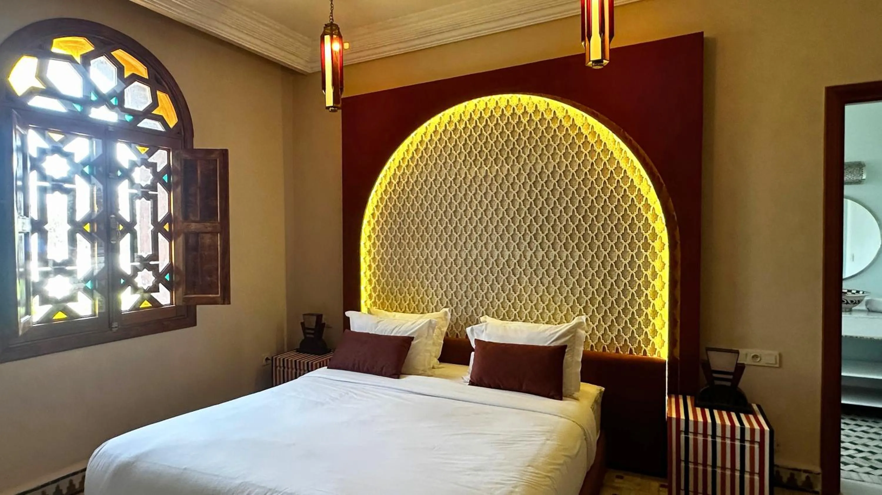 Bed in Nomadz Palace