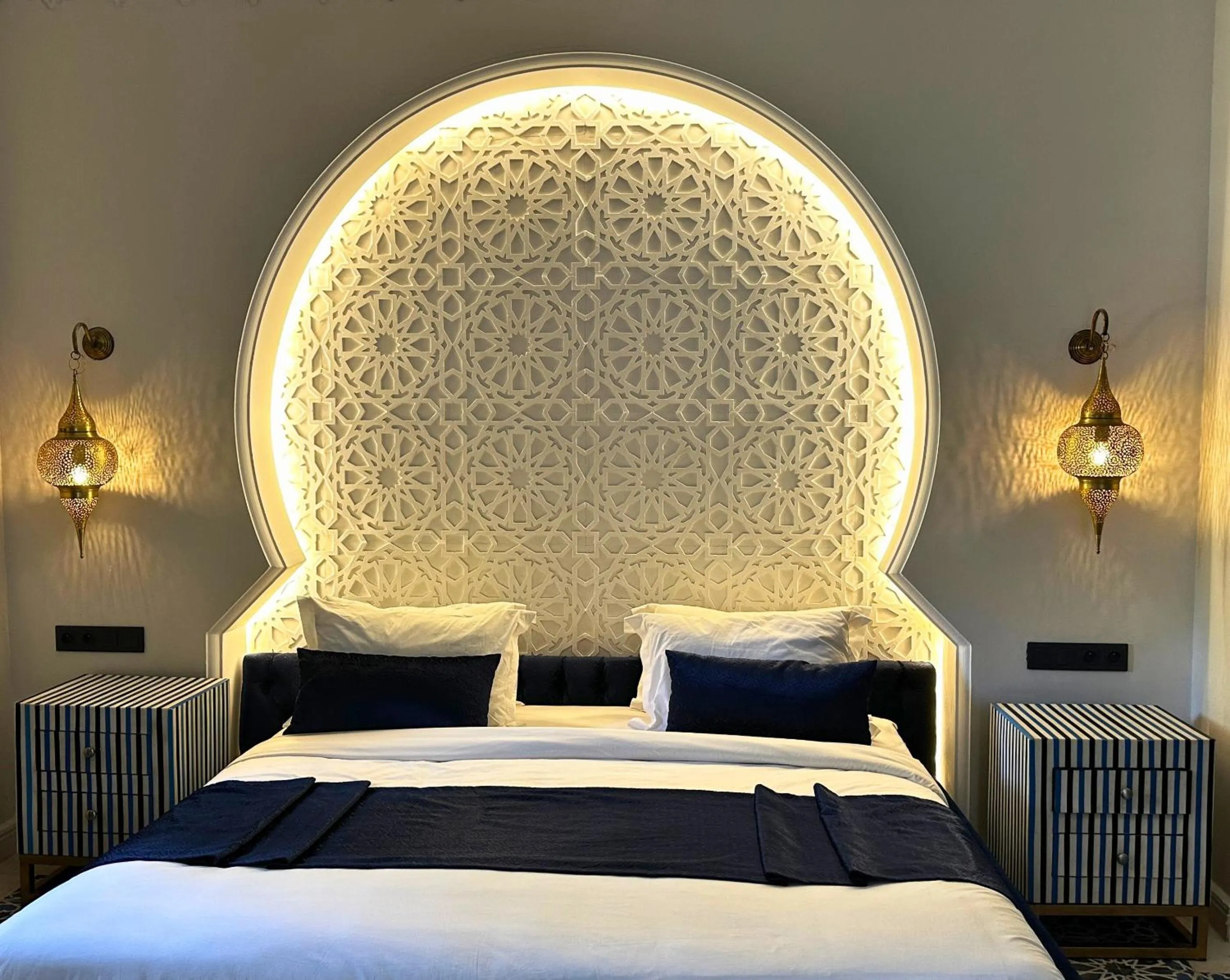 Bedroom, Bed in Nomadz Palace