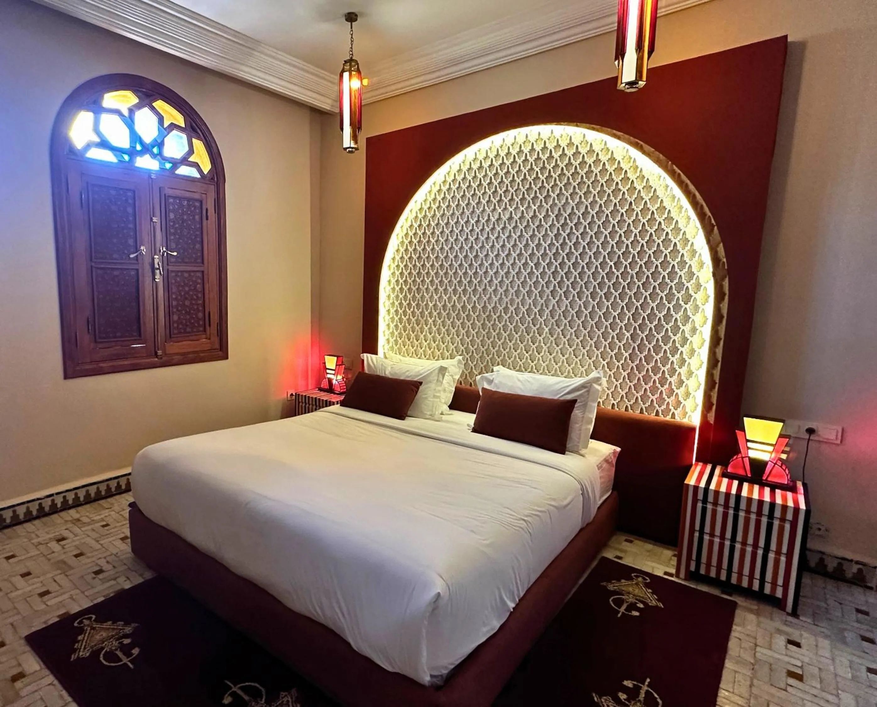 Bed in Nomadz Palace