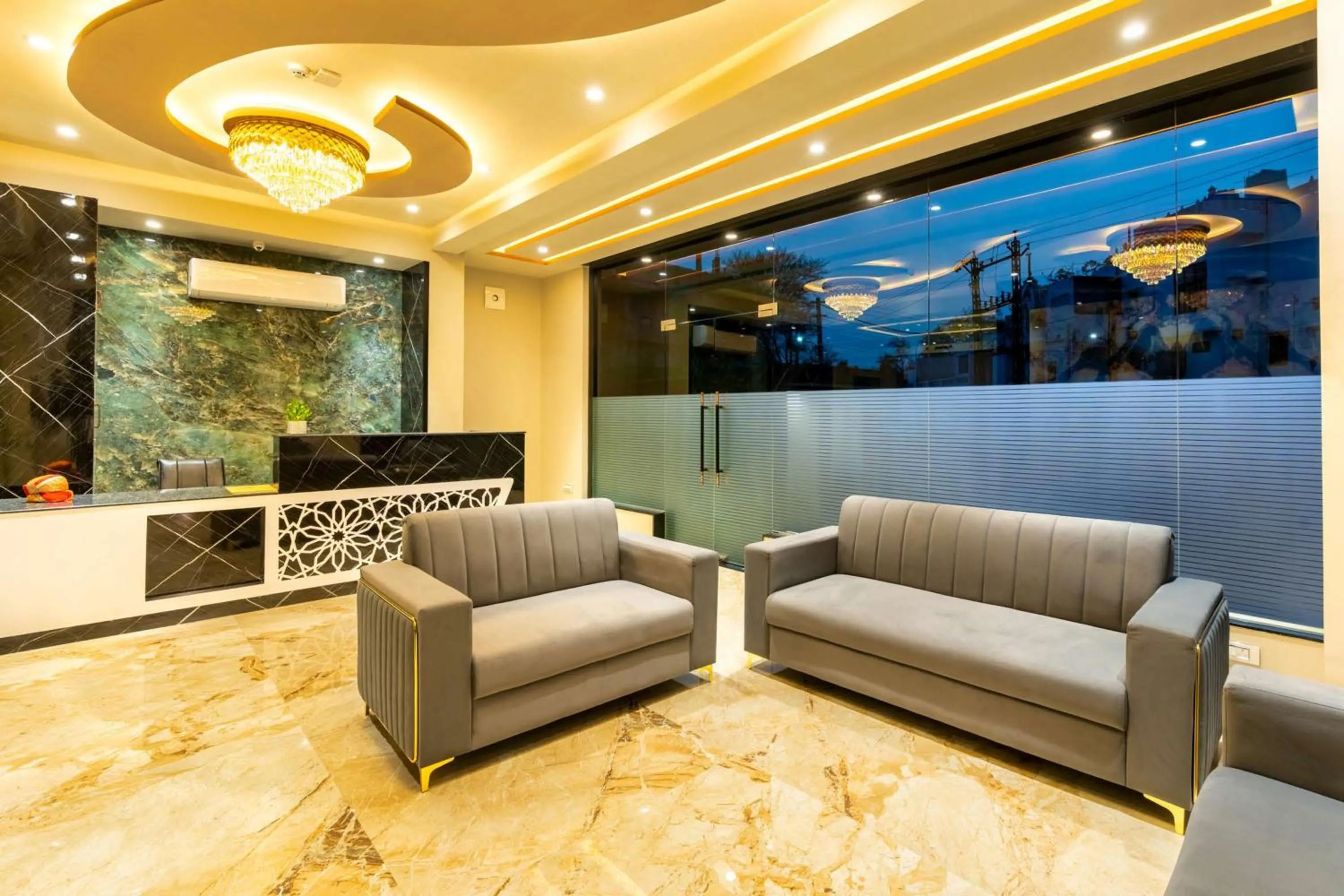 Lobby or reception in The Grand Fateh