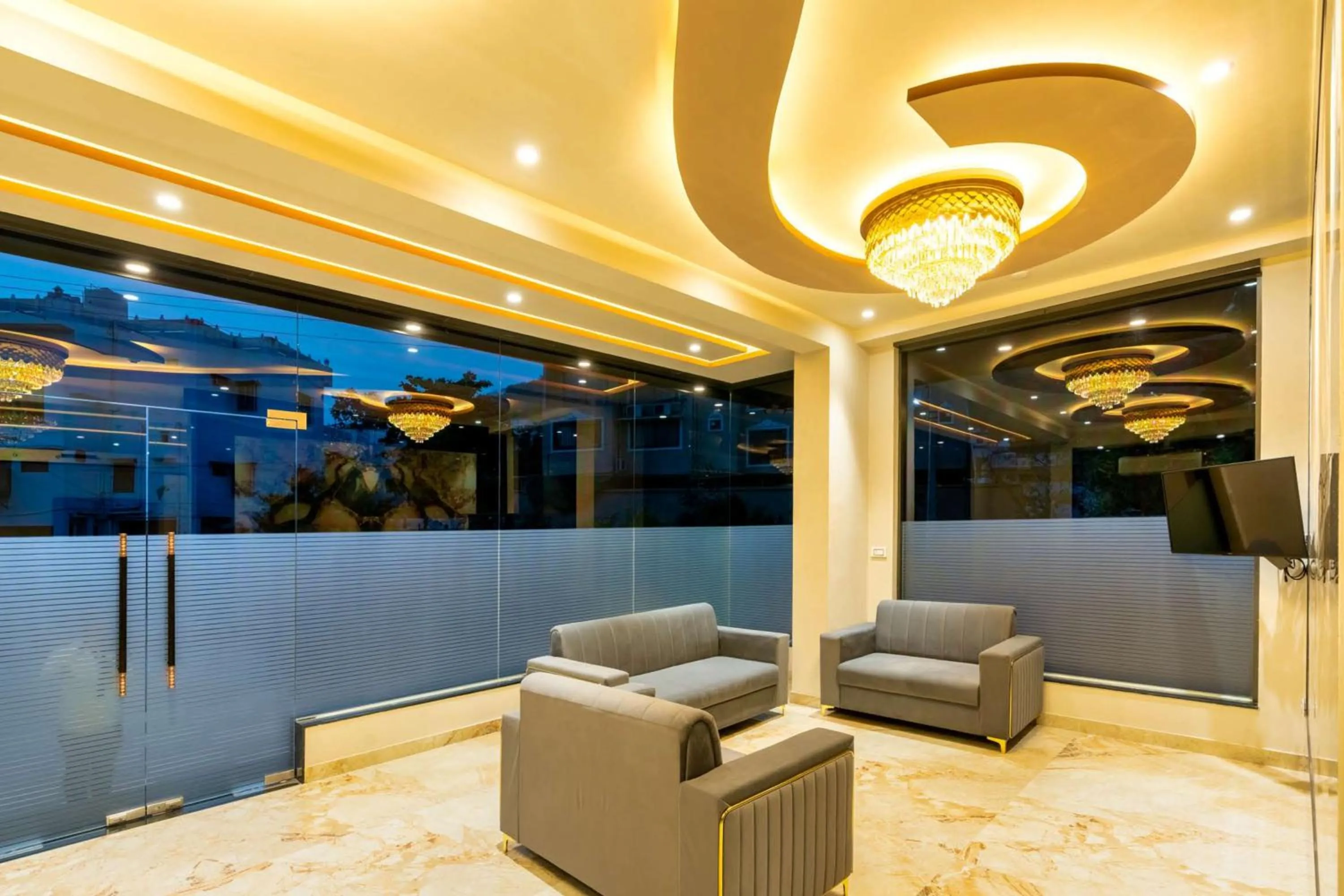 Seating area in The Grand Fateh