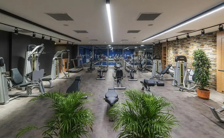 Fitness centre/facilities in JURA HOTELS ALTINOLUK THERMAL