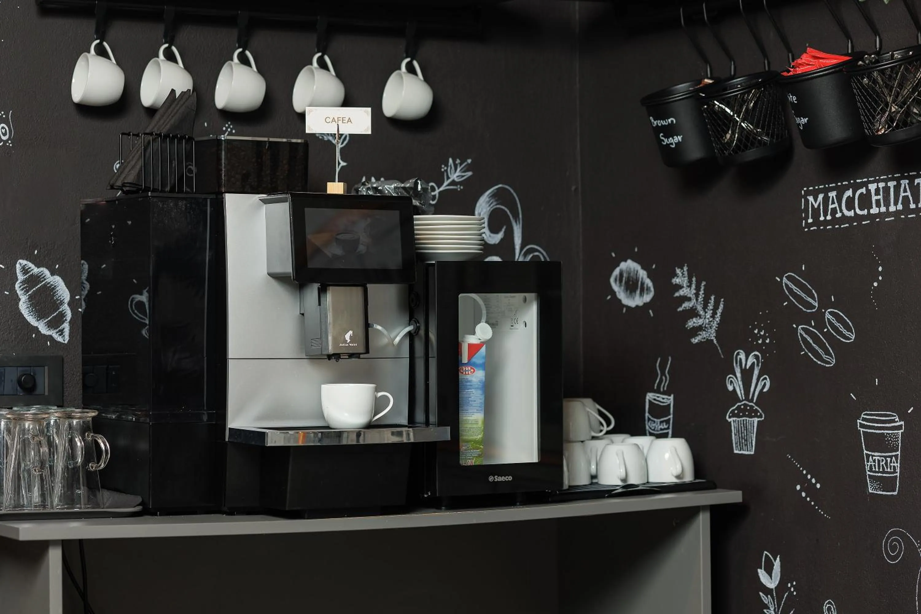 Coffee/tea facilities in Hotel Atria