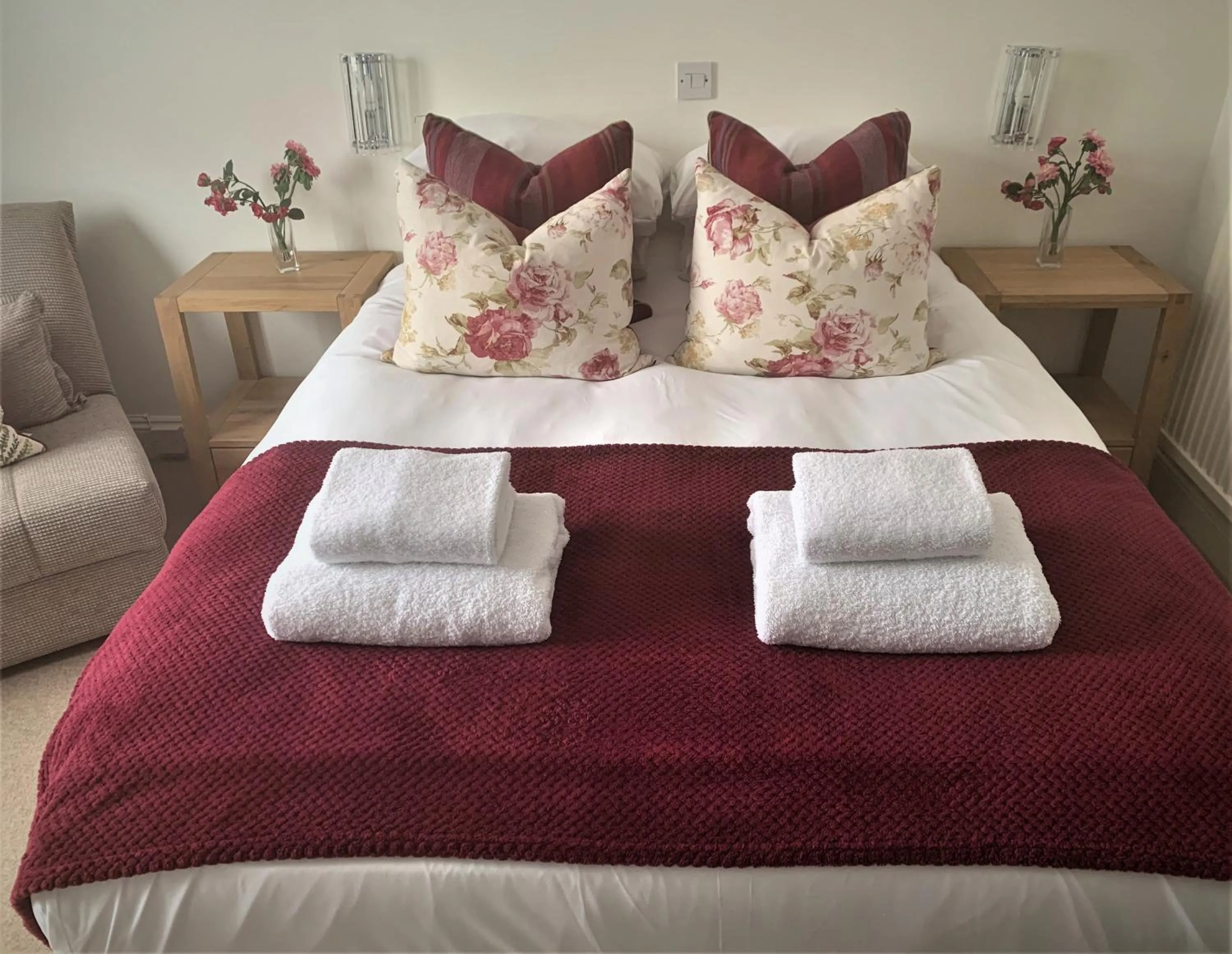 Bed in Hotel Wroxham