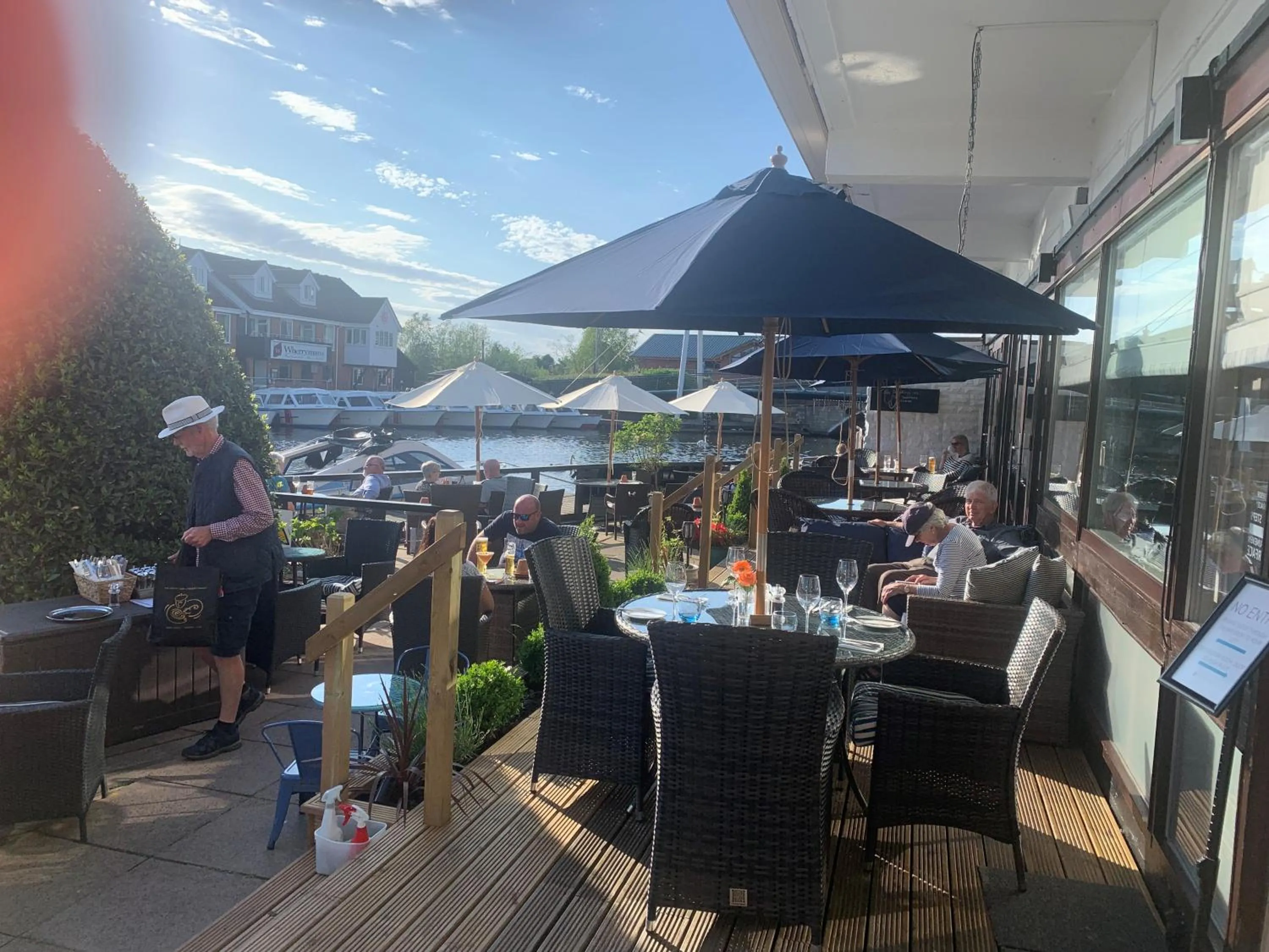 Patio in Hotel Wroxham