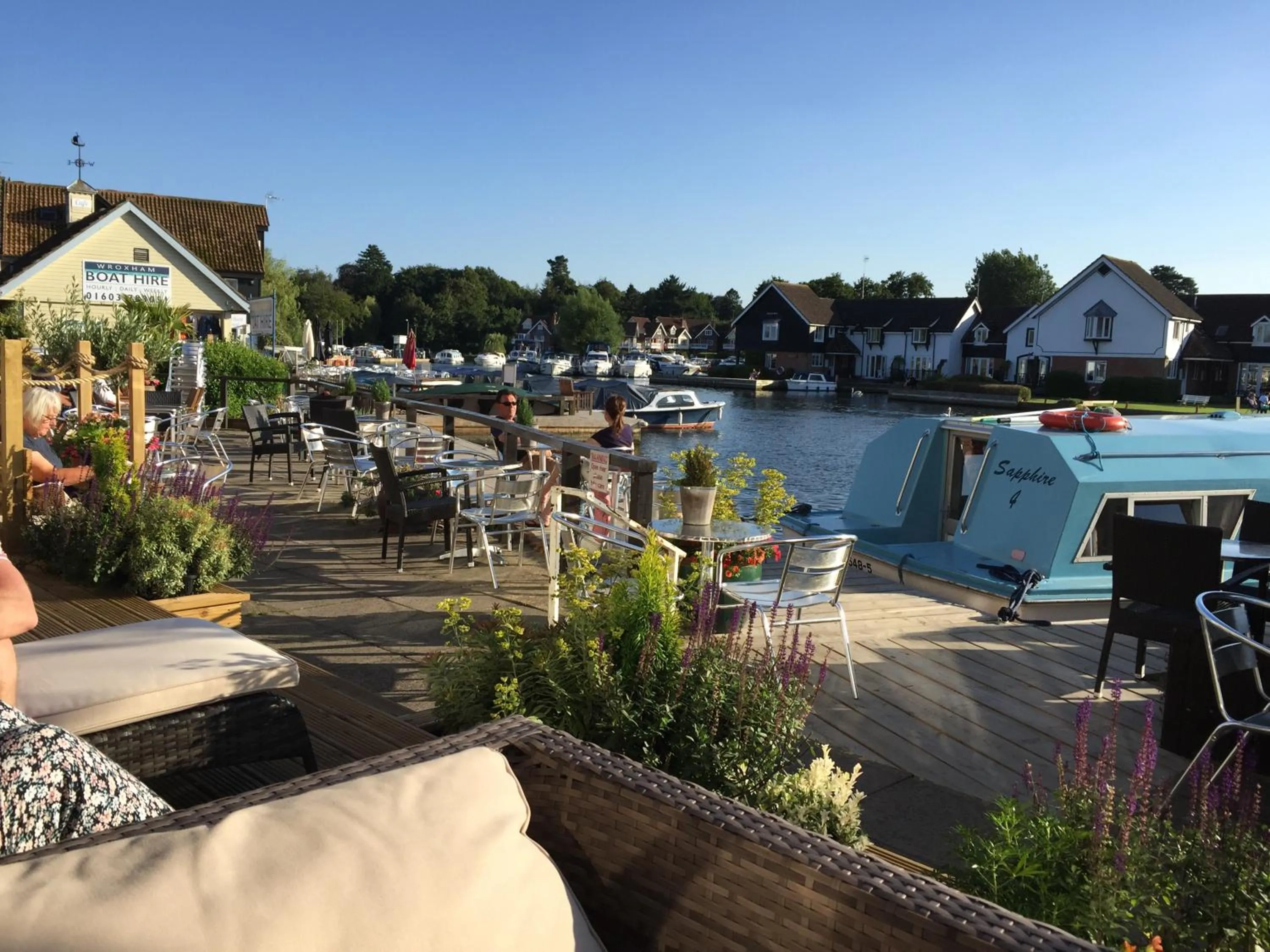 Patio in Hotel Wroxham