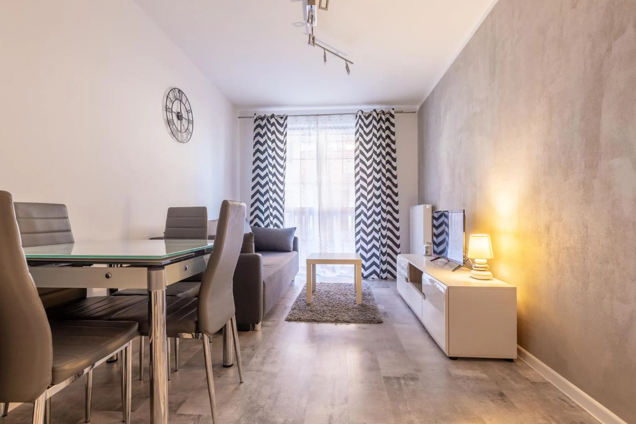 Living room in RentPlanet - Apartamenty Leśny Dom