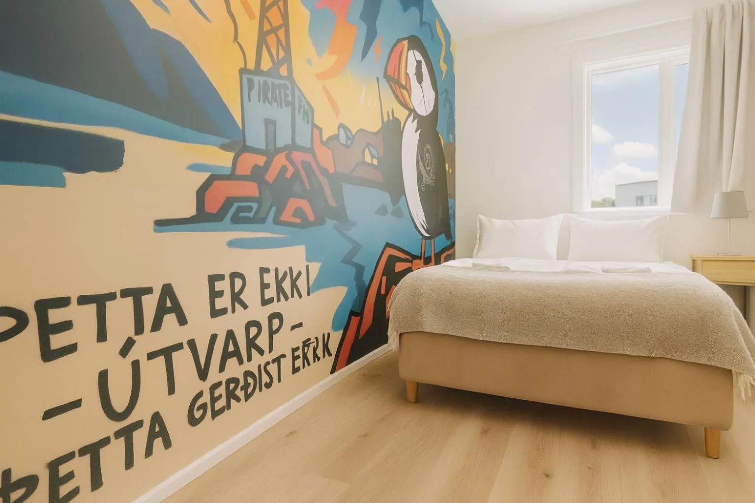 Bed in The Stykkishólmur Inn by Ourhotels