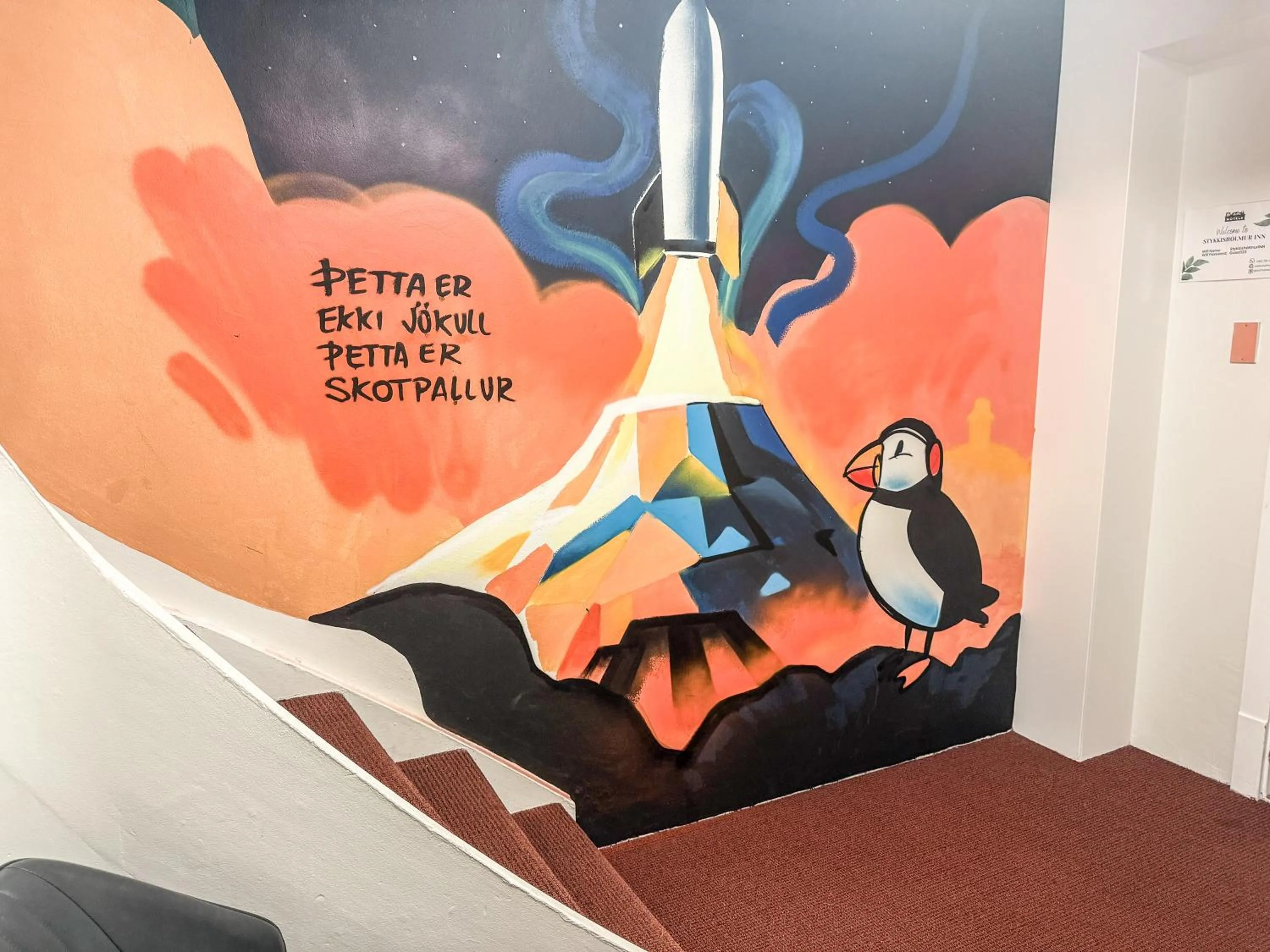 Decorative detail in The Stykkishólmur Inn by Ourhotels