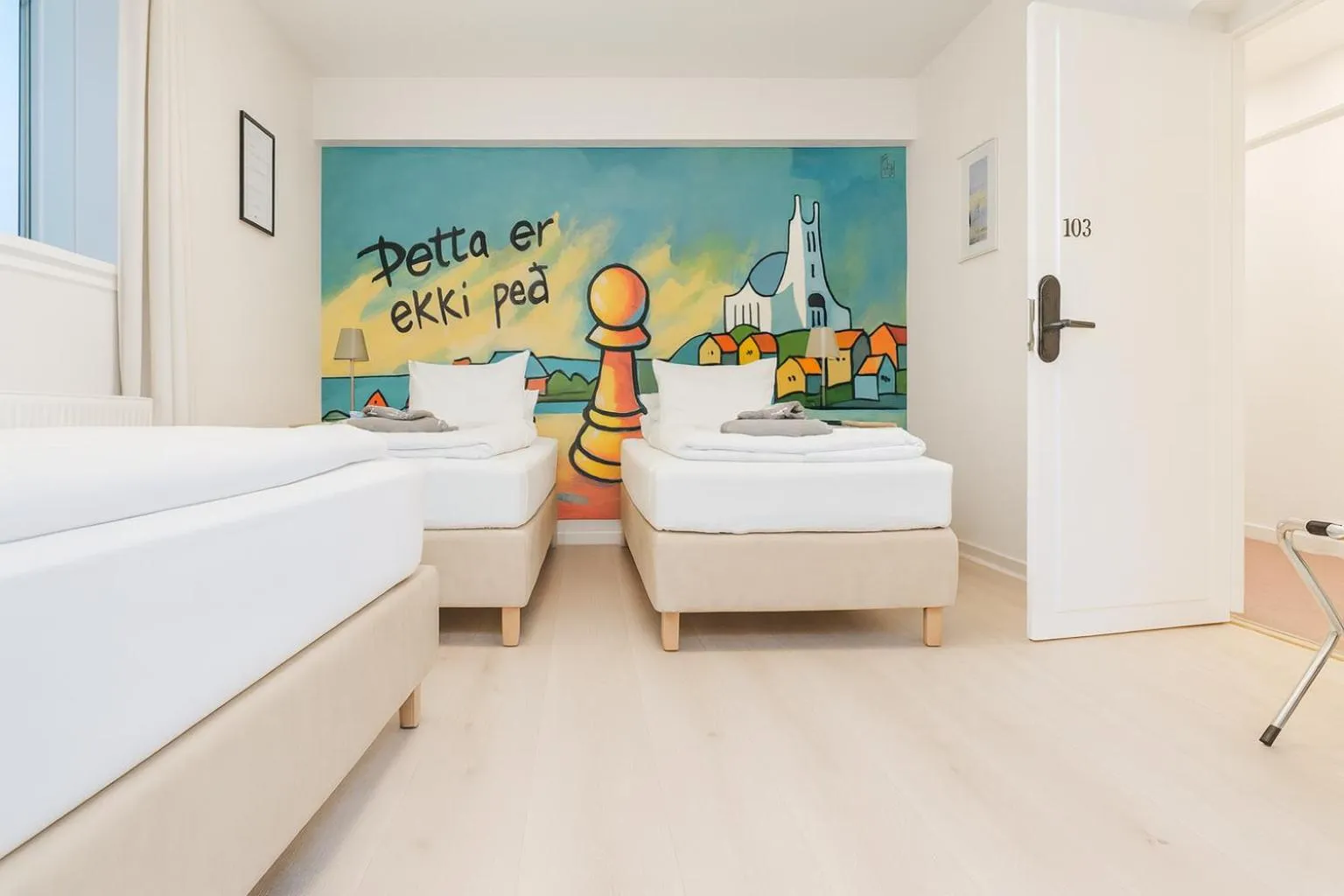 Photo of the whole room, Bed in The Stykkishólmur Inn by Ourhotels