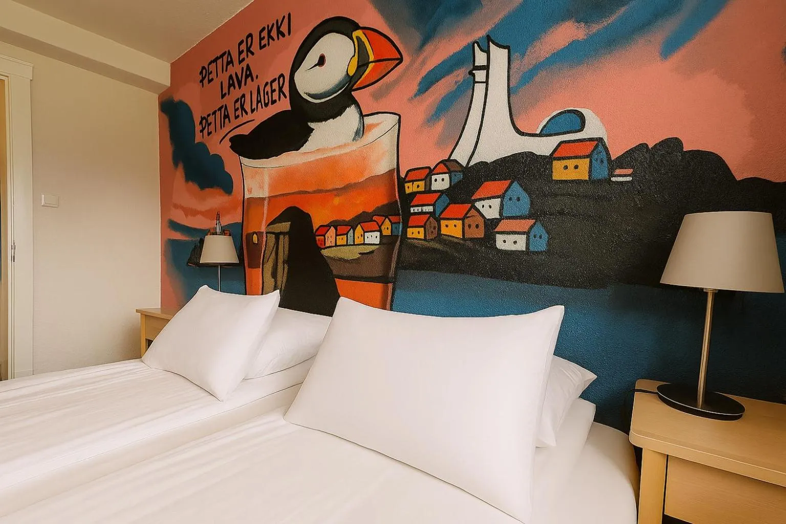 Bed in The Stykkishólmur Inn by Ourhotels