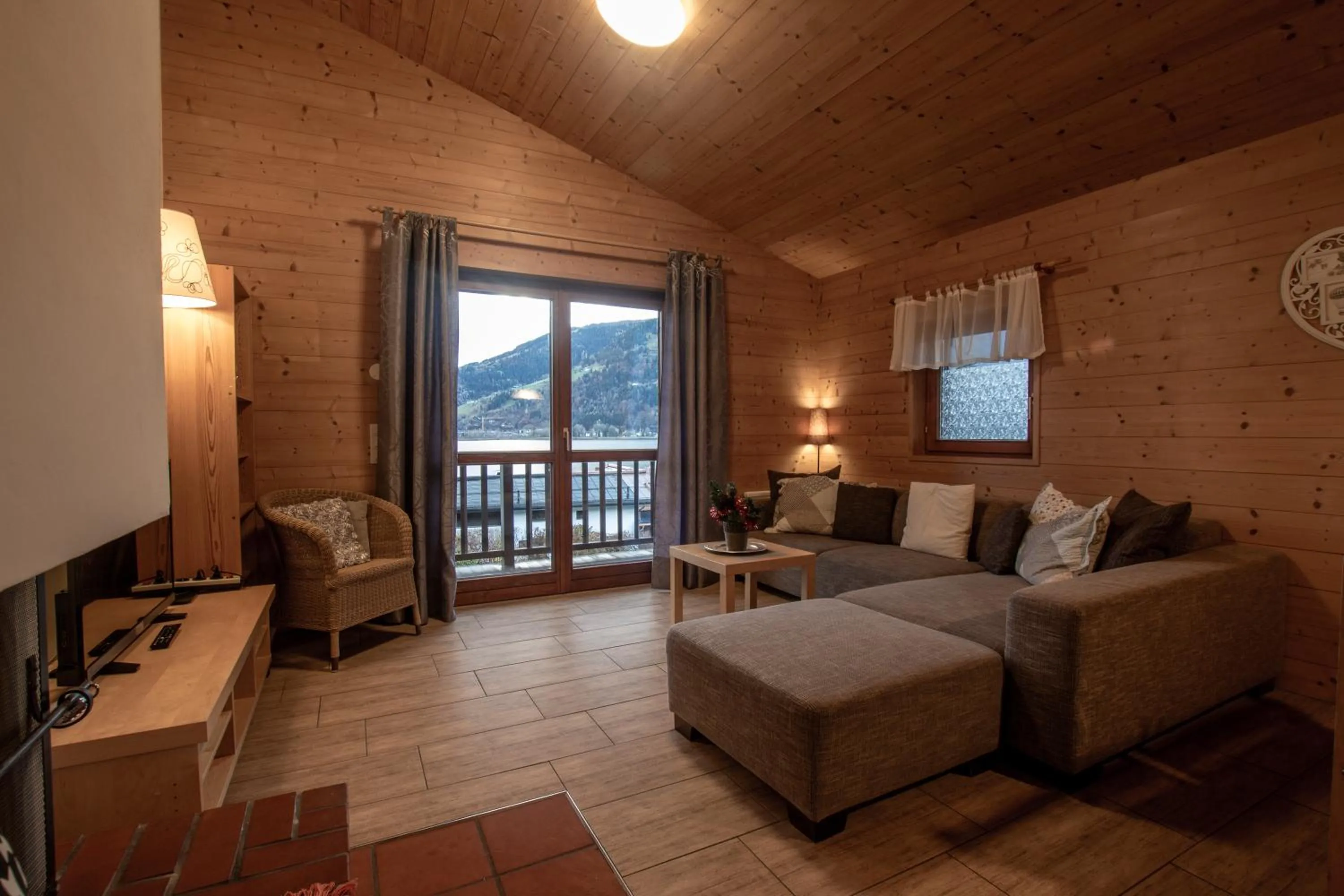 Seating area in Lake and Mountain View
