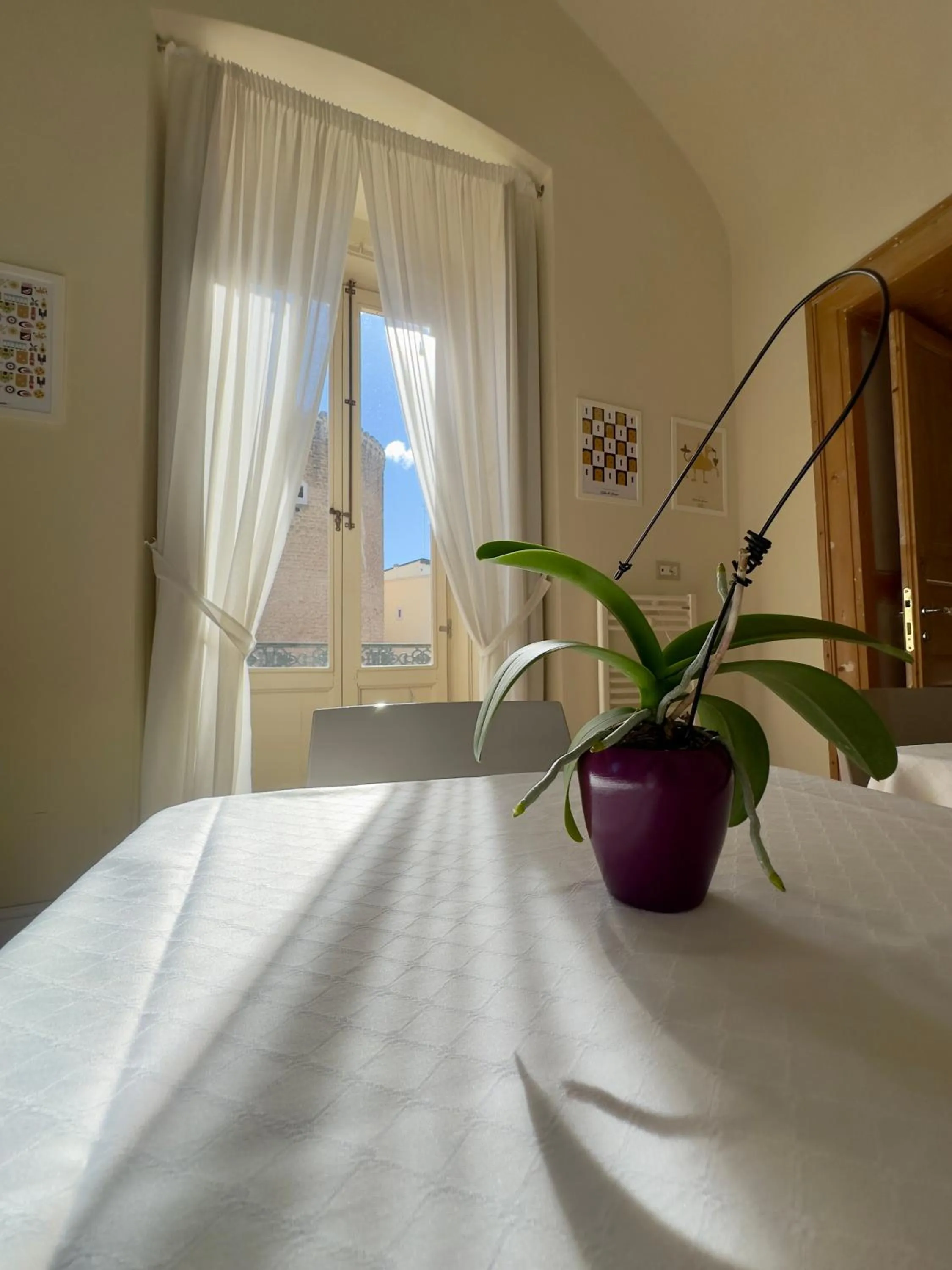 View (from property/room), Bed in B&B Porta Baresana