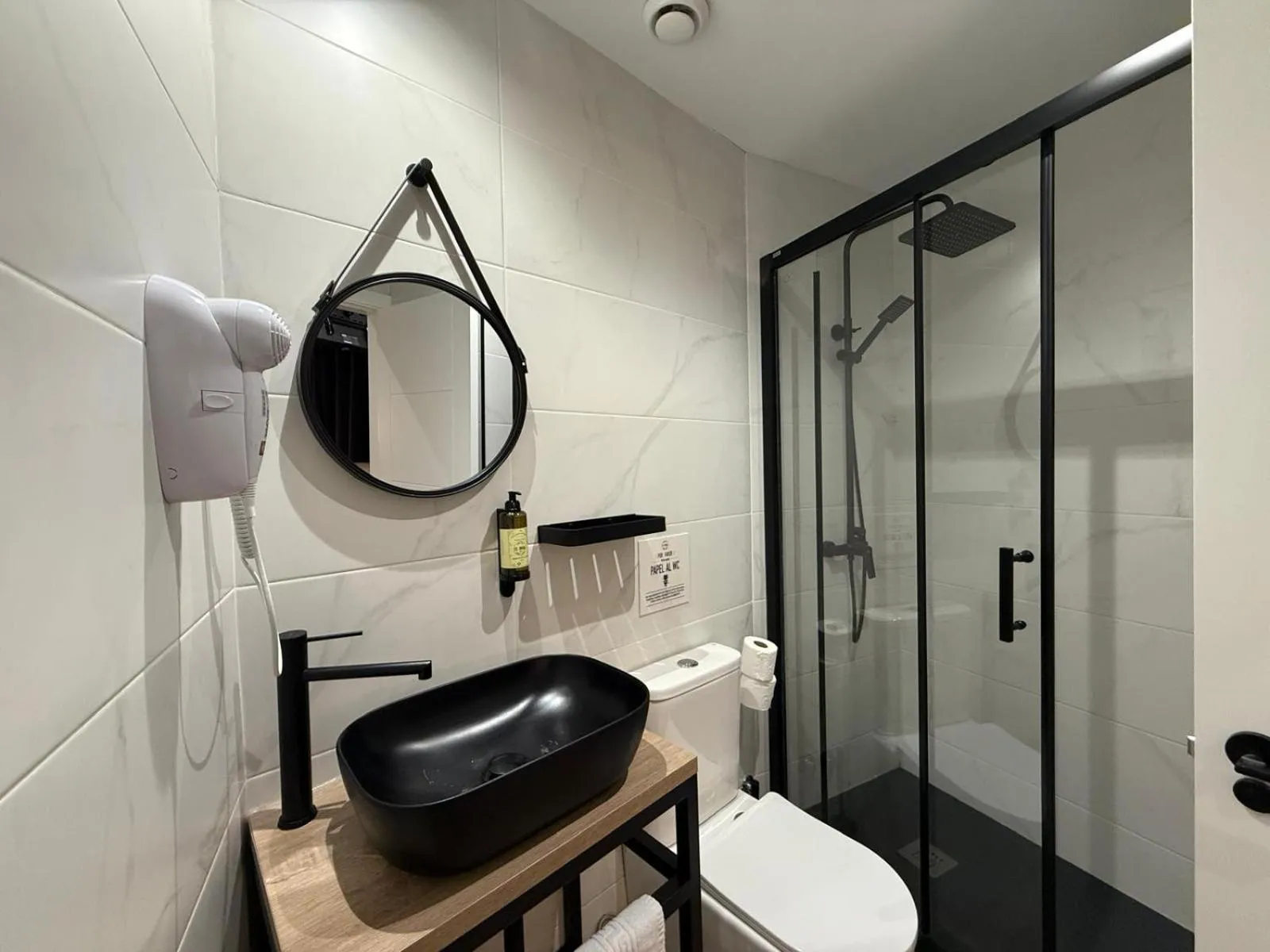 Shower in CC Opera Suites