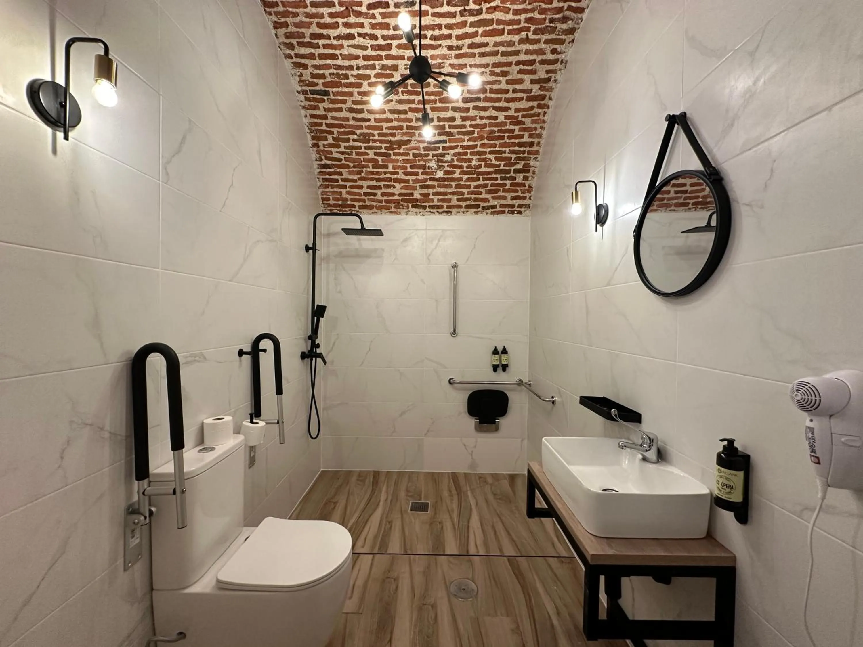 Shower in CC Opera Suites