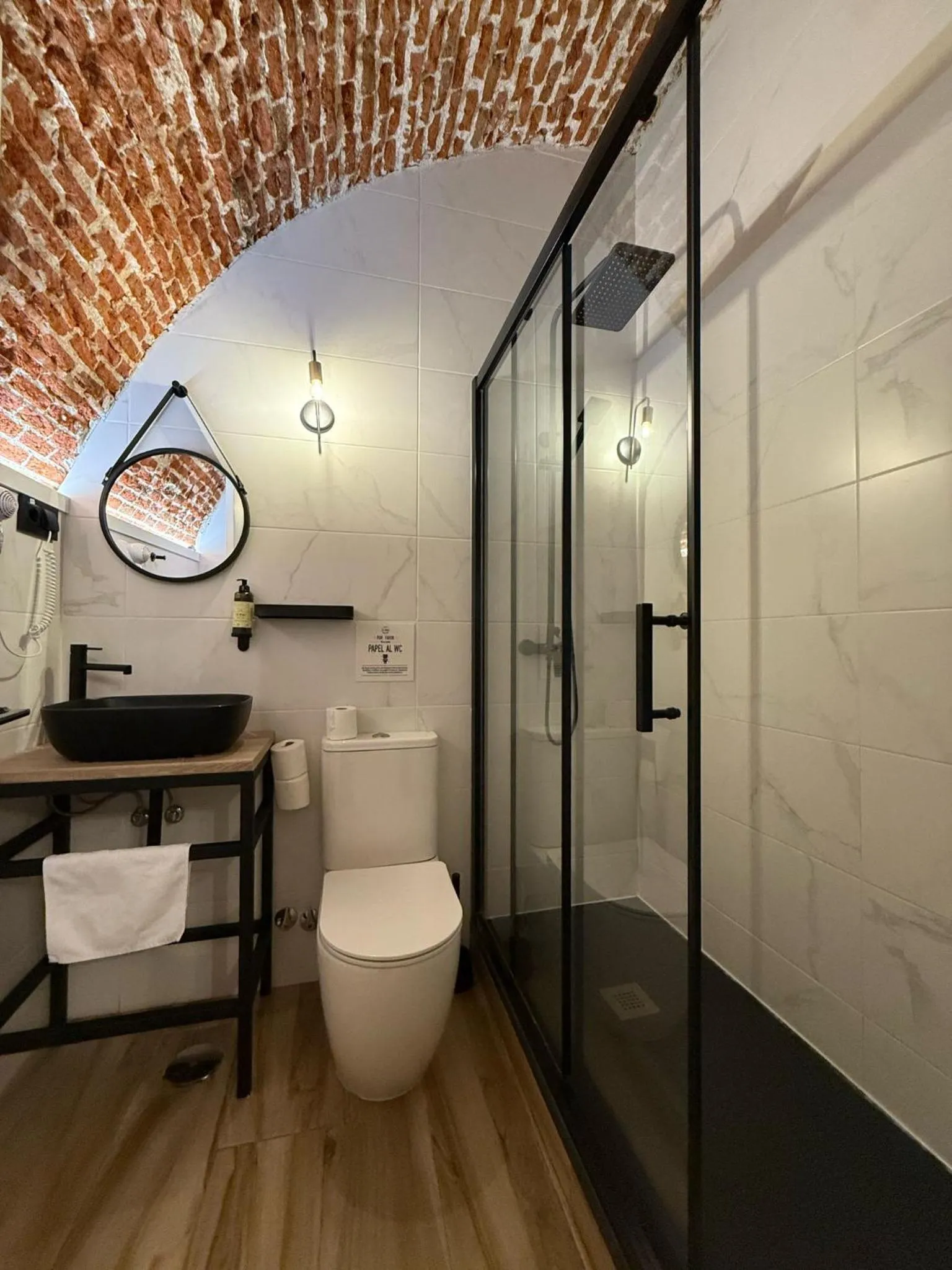 Shower in CC Opera Suites