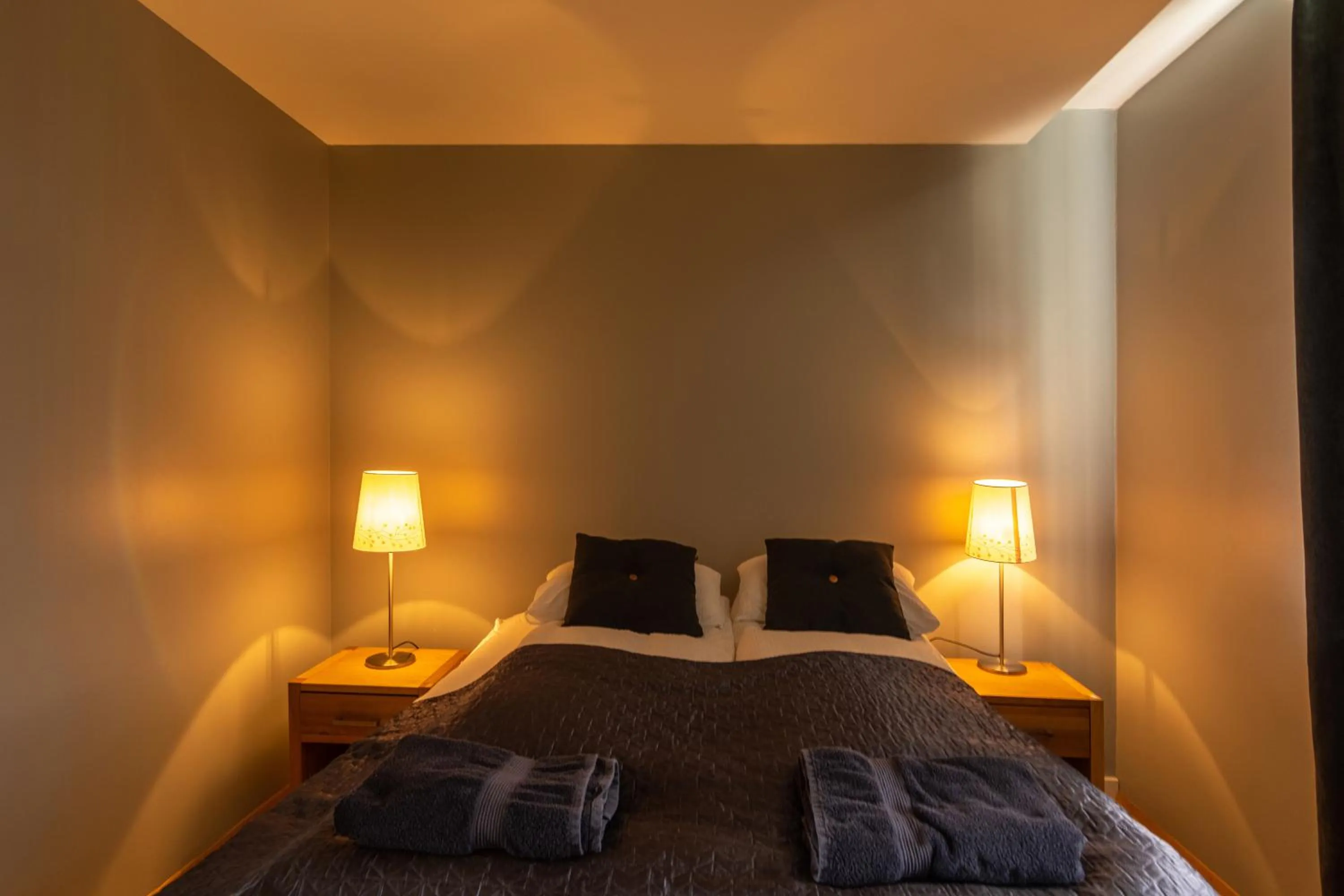 Bedroom, Bed in Acco Town Square Apartments